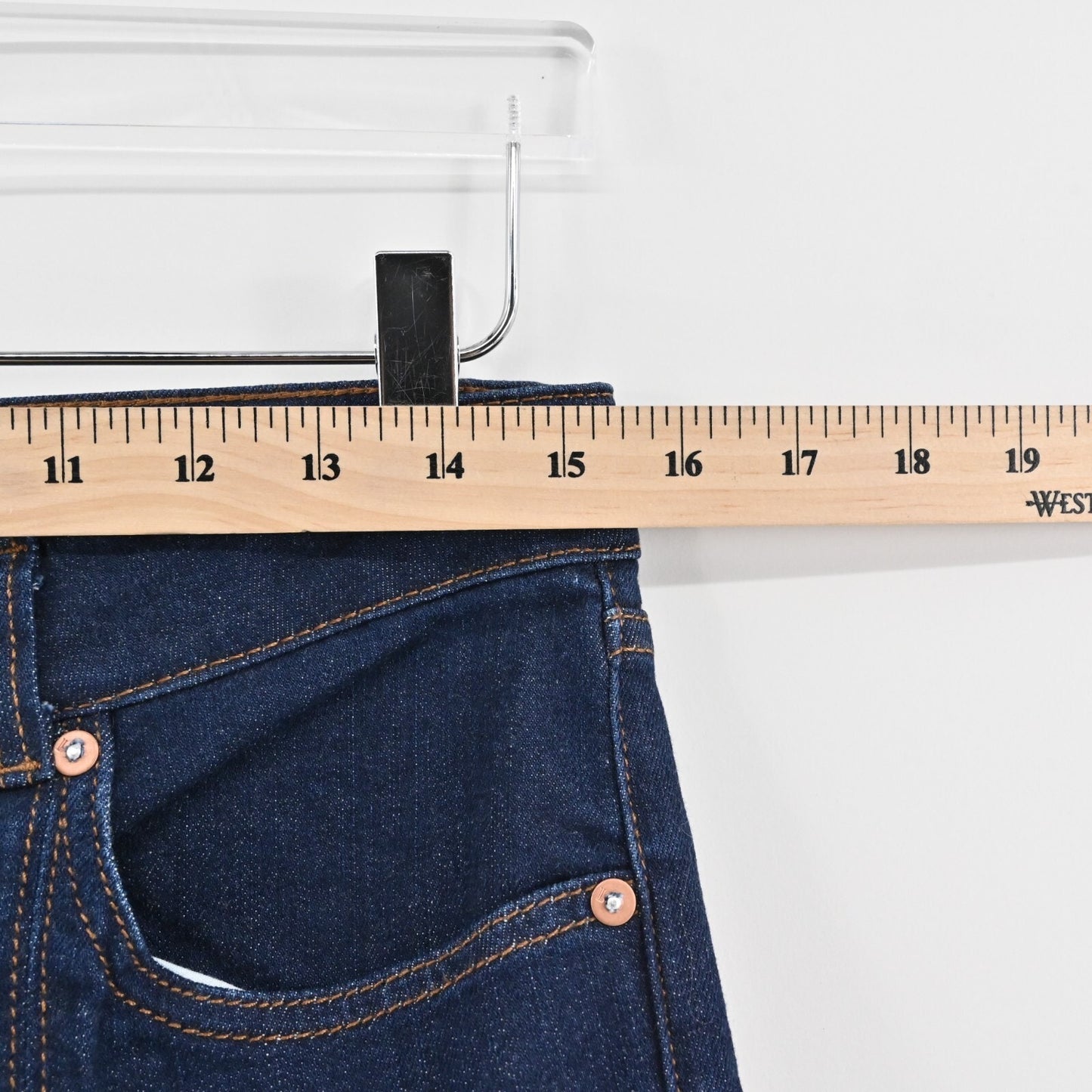 Anthropologie Jeans Womens Size 28 Pilcro Crop Denim Center Seam Boho Festival