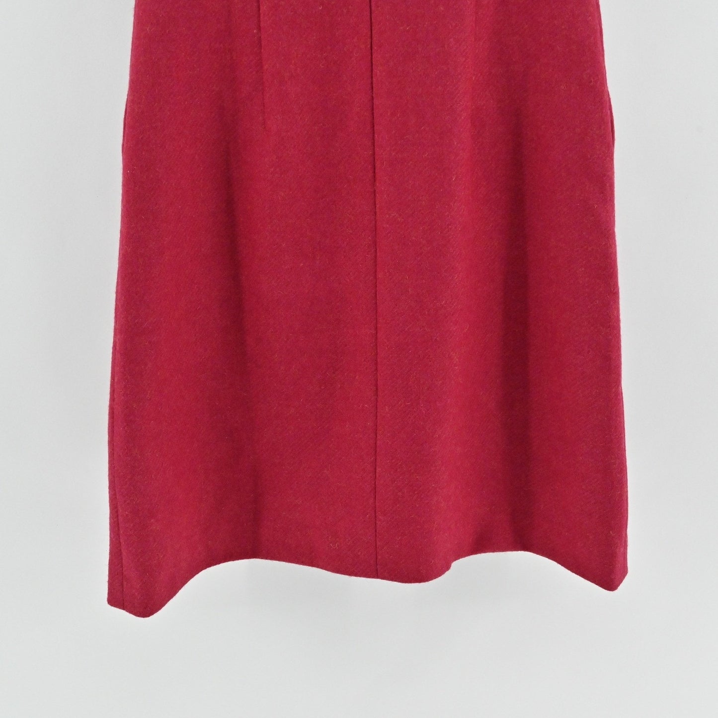 Hobbs London Womens Wool Short Sleeve Dress Size 4 Red Pink Classic Workwear