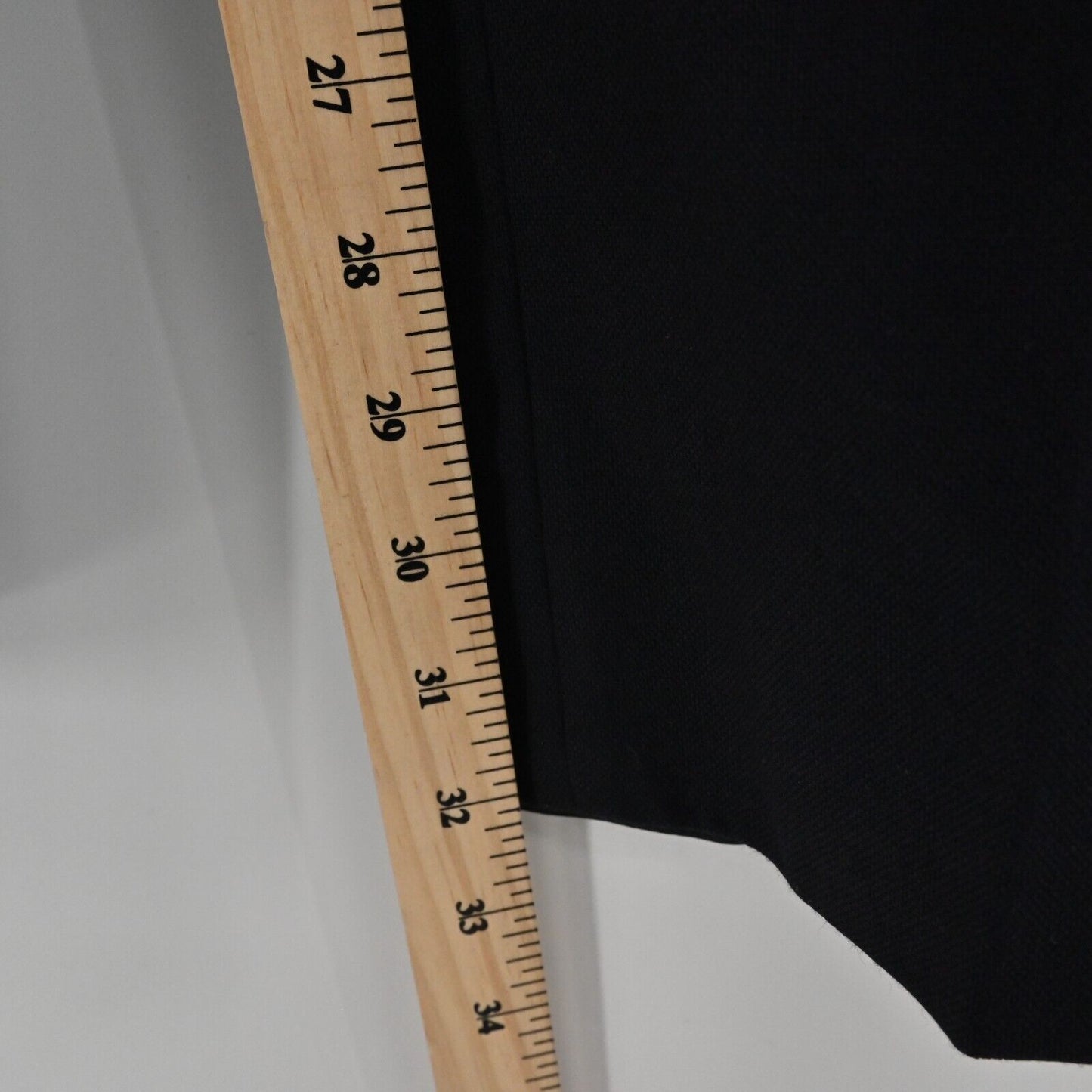 CANTARELLI Dress Pants Mens Sz IT 50 Loro Piana Italian Fabric Solid Black Wool