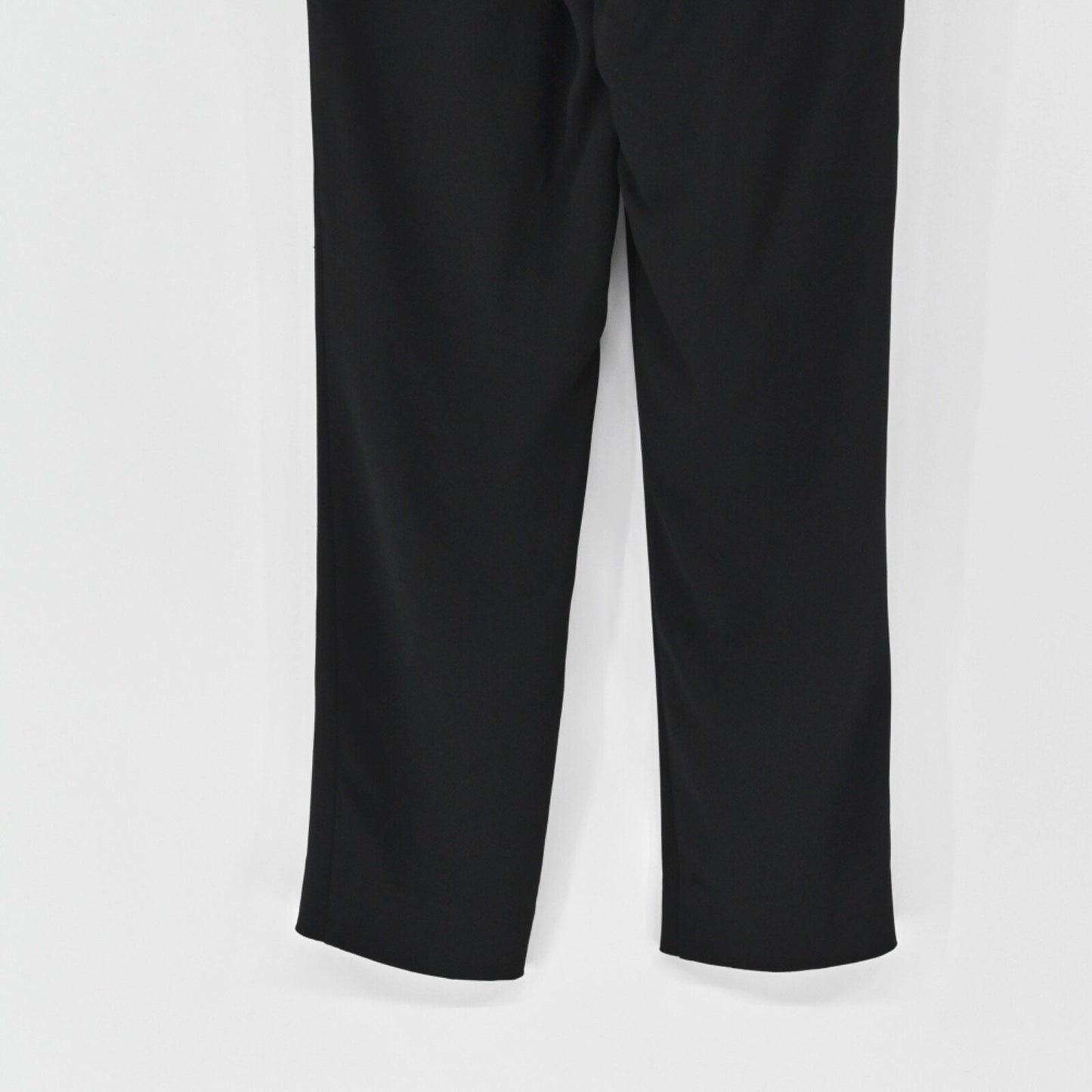 ETRO Womens Black Wool Pants Size 38 Mid Rise Slim Straight Leg Career Italy 00s