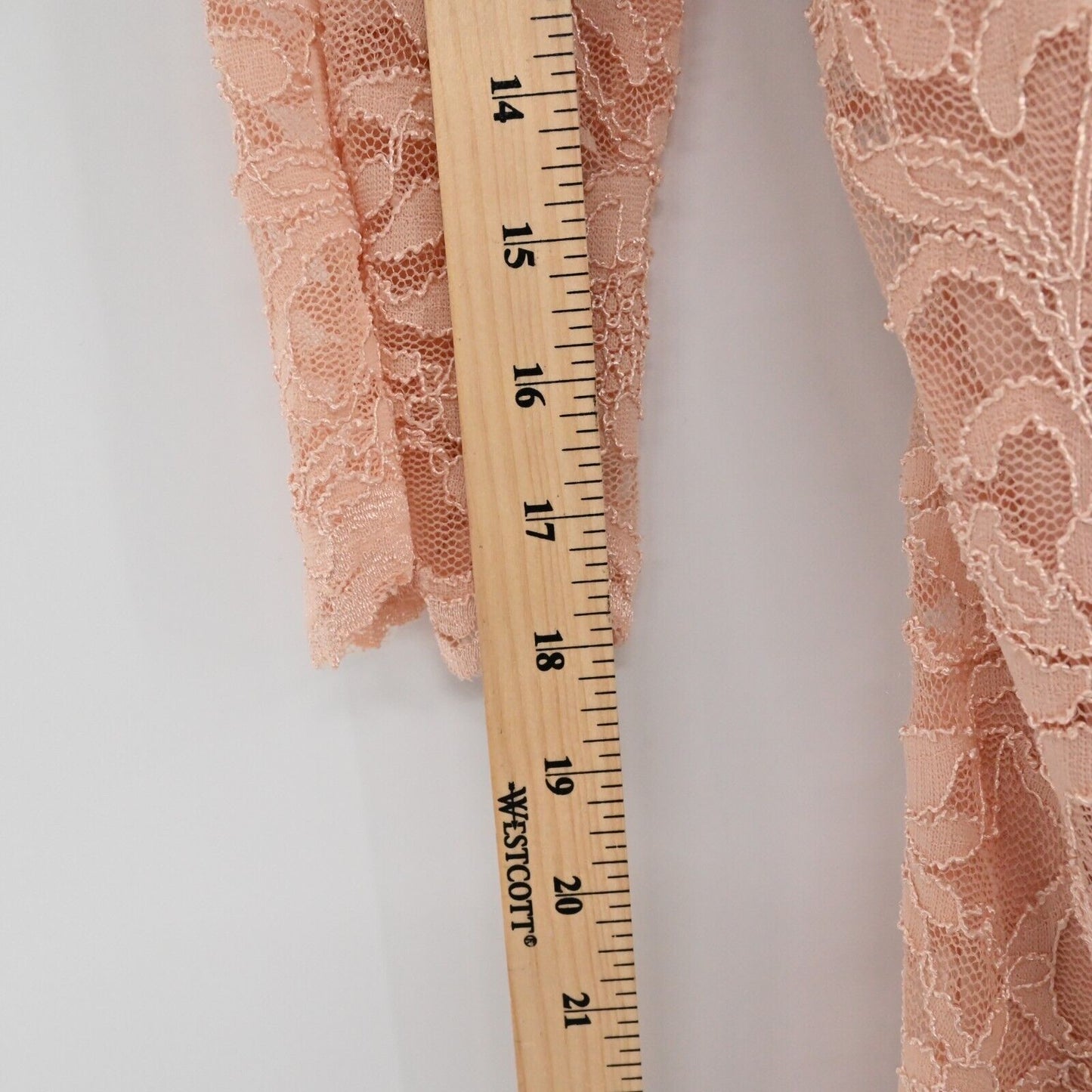CALVIN KLEIN Dress Womens Size 8 Blush Pink Lace Sheath Special Occasion Office