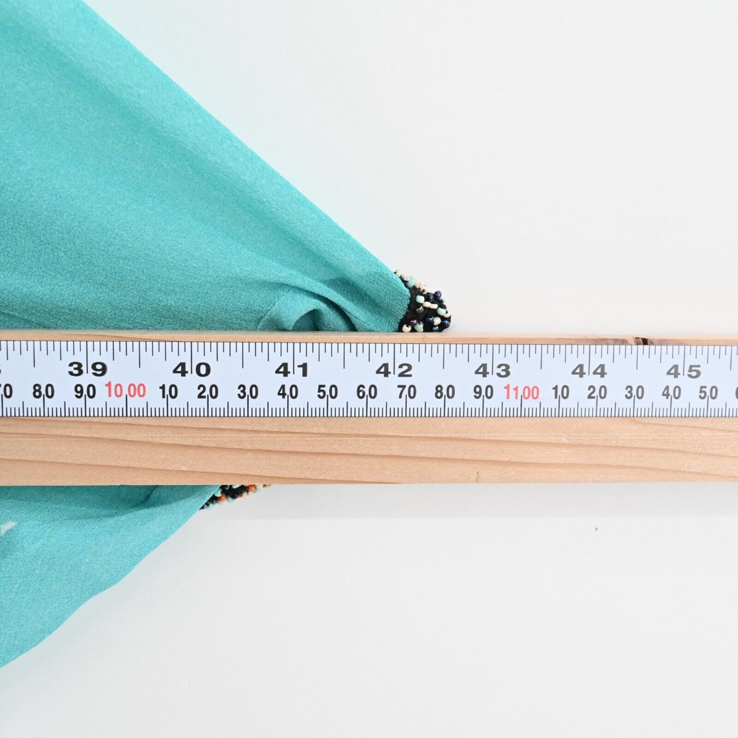 PETANU by PASHMA Top Womens Size M Silk Beaded Tunic Multicolor Floral Relaxed