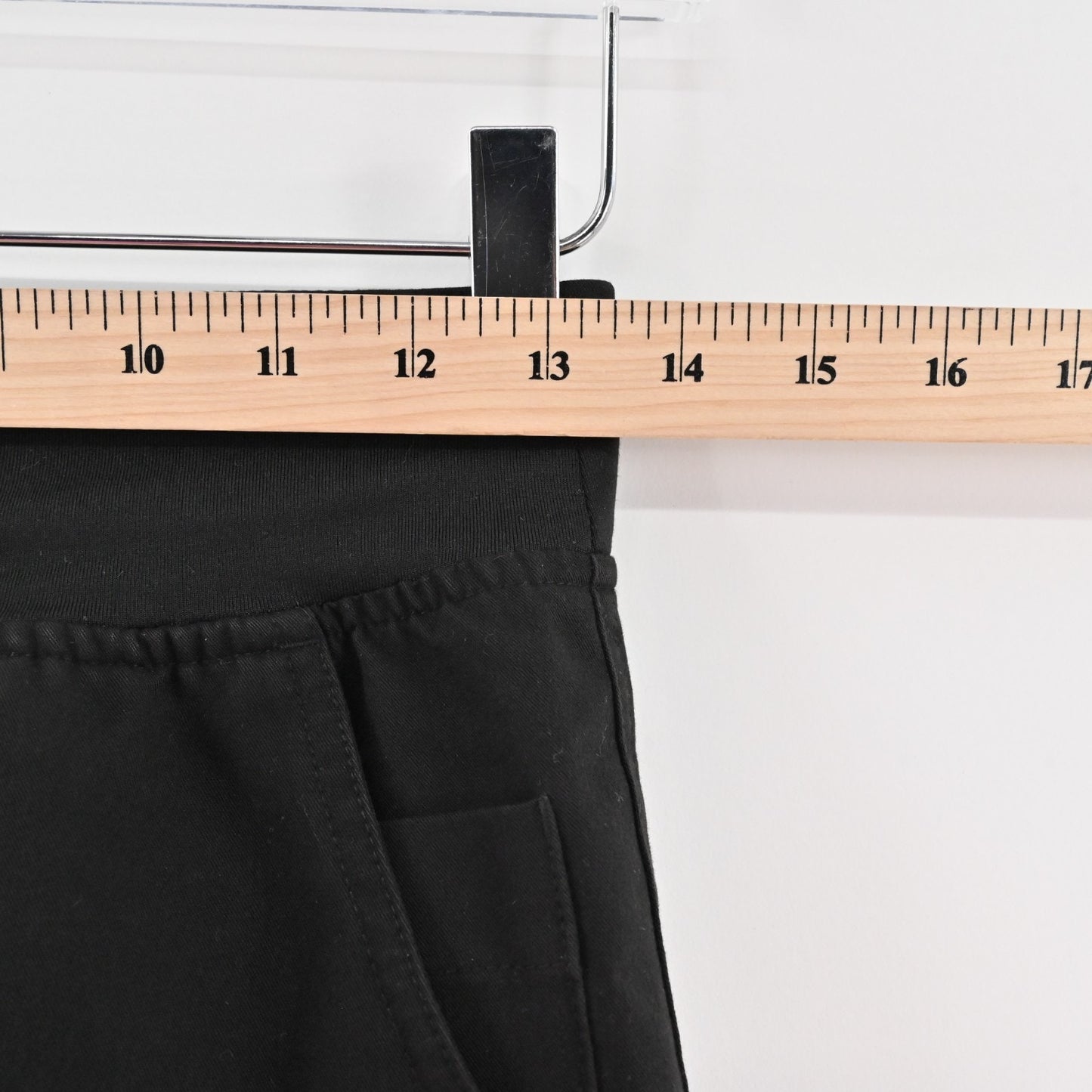 FIGS Womens Scrub Yola Pants Size XS Black High Waisted Skinny Zip Pocket Casual