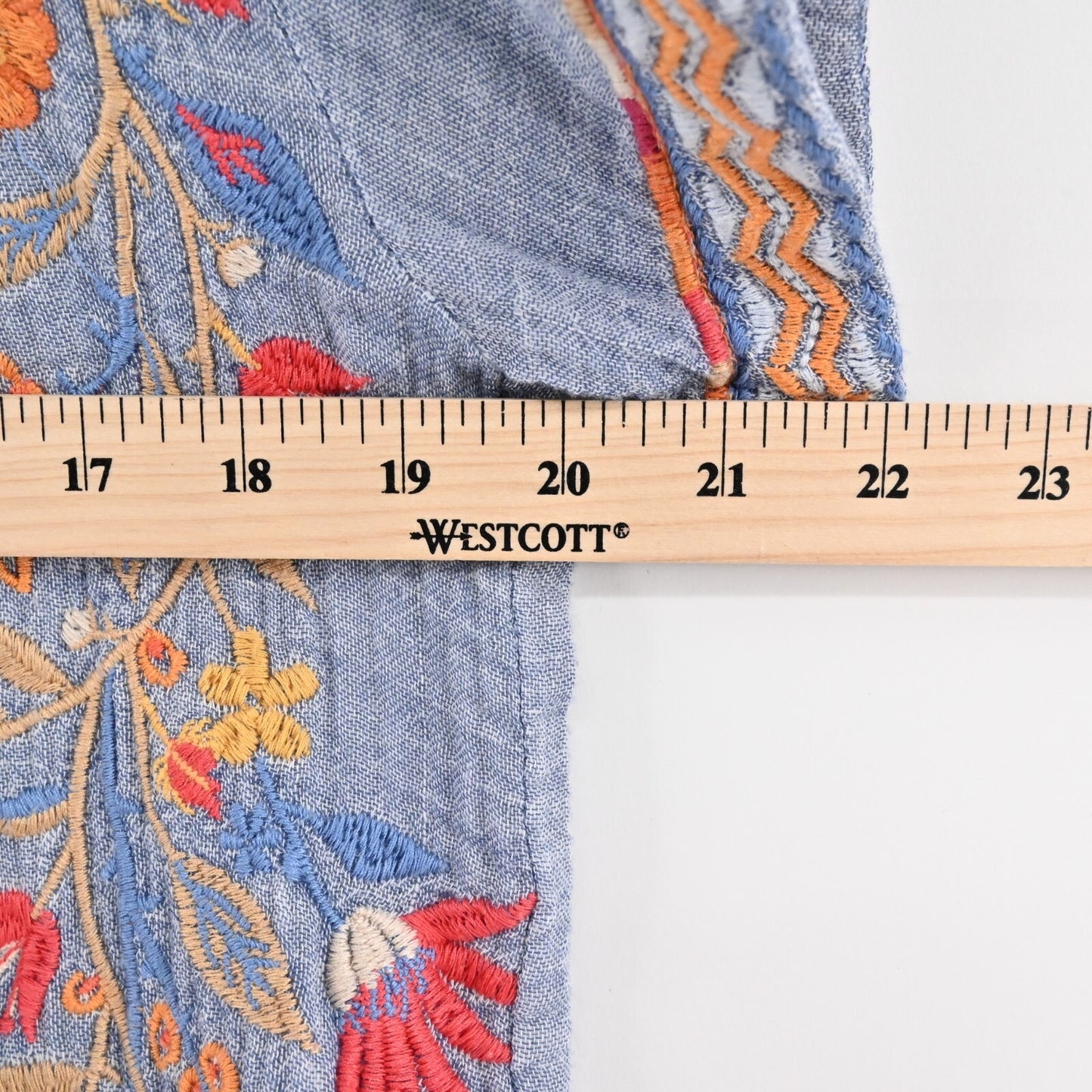 JOHNNY WAS Tikal Dress Sz S Poncho Workshop Floral Embroidered Gauze Square Neck
