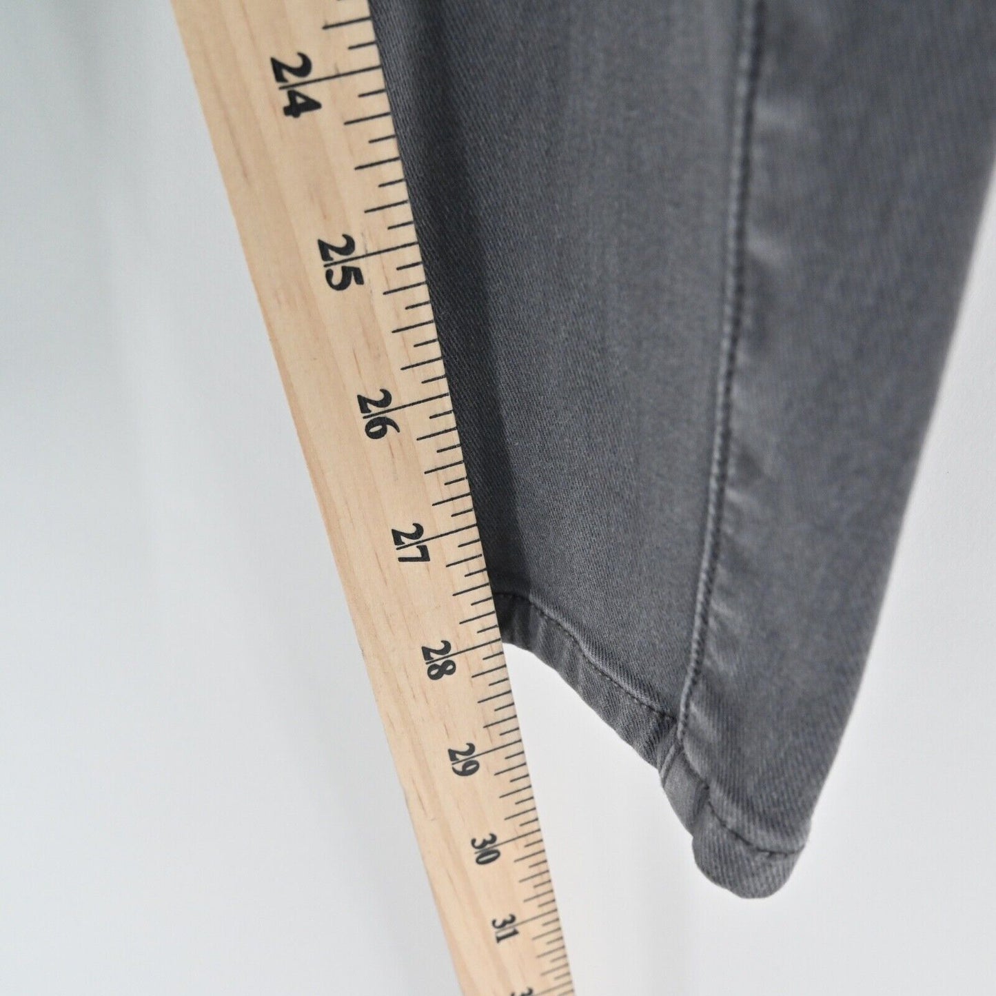 SPANX Jeans Womens Size S Gray Cotton Blend Shaping Stretch Pull On Skinny Cargo