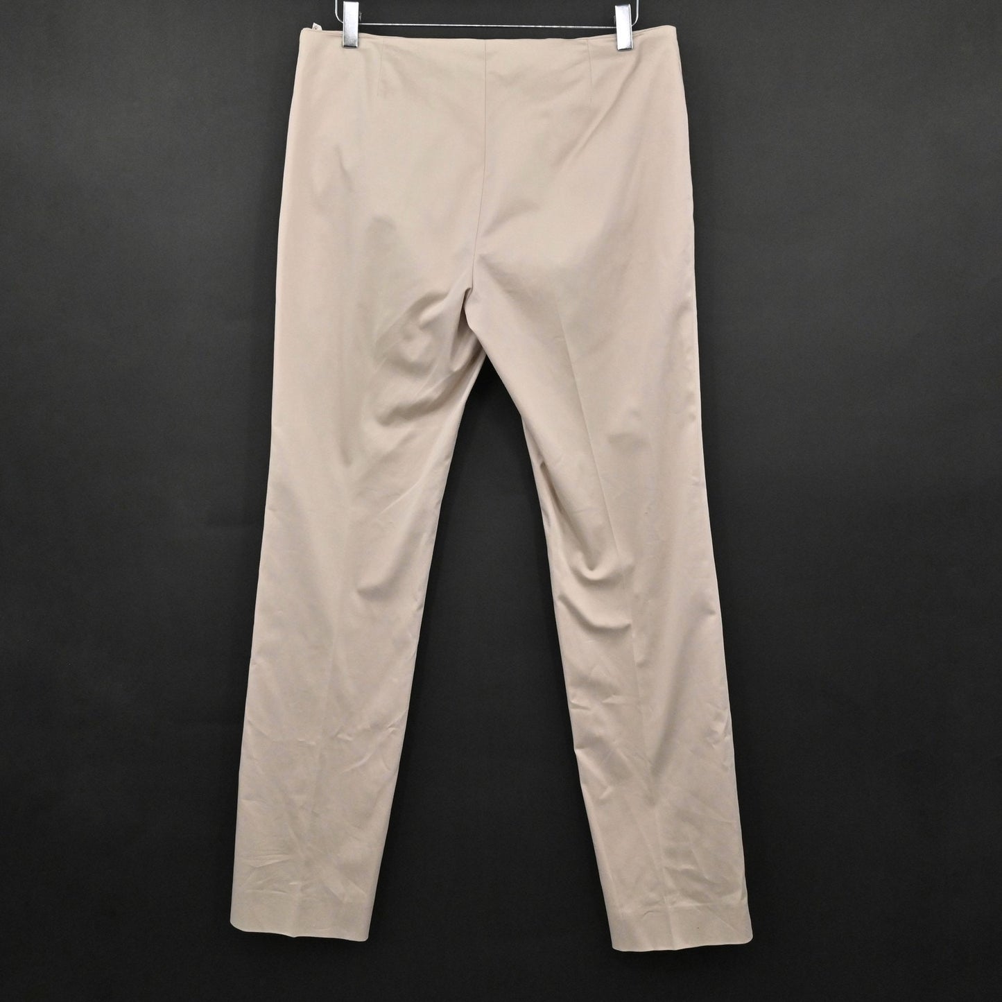 Brooks Brothers Womens Natalie Fit Pants Sz 10 Beige Straight Leg Dress Trousers
