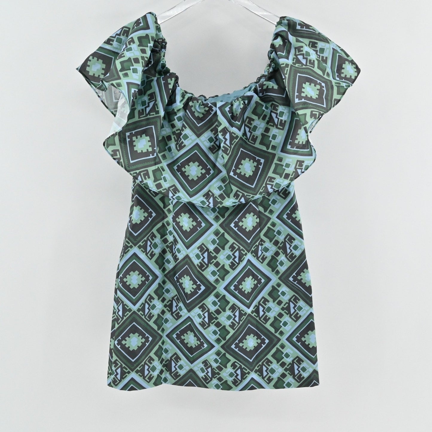 Baum und Pferdgarten Womens Size 6 Alice Ruffle Off The Shoulder Mini Dress
