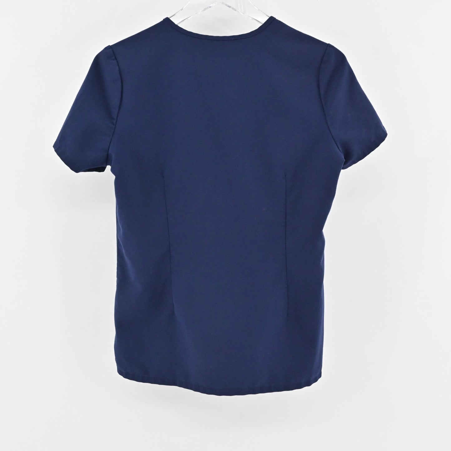 FIGS Scrub Top Womens Size XS Catarina One Pocket Navy Blue VNeck Short Sleeve