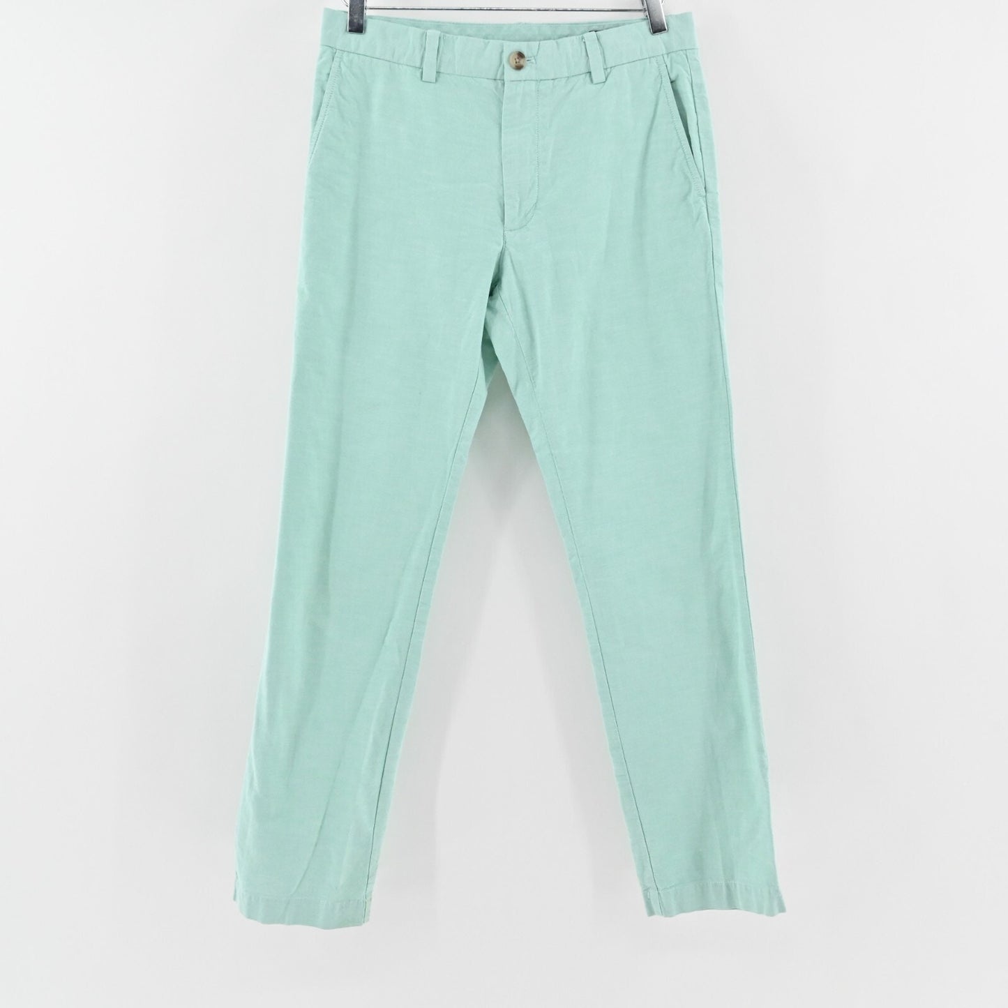 VINEYARD VINES Pants Mens Sz 30x32 Cotton Slim Taper Leg Teal Blue Casual Preppy