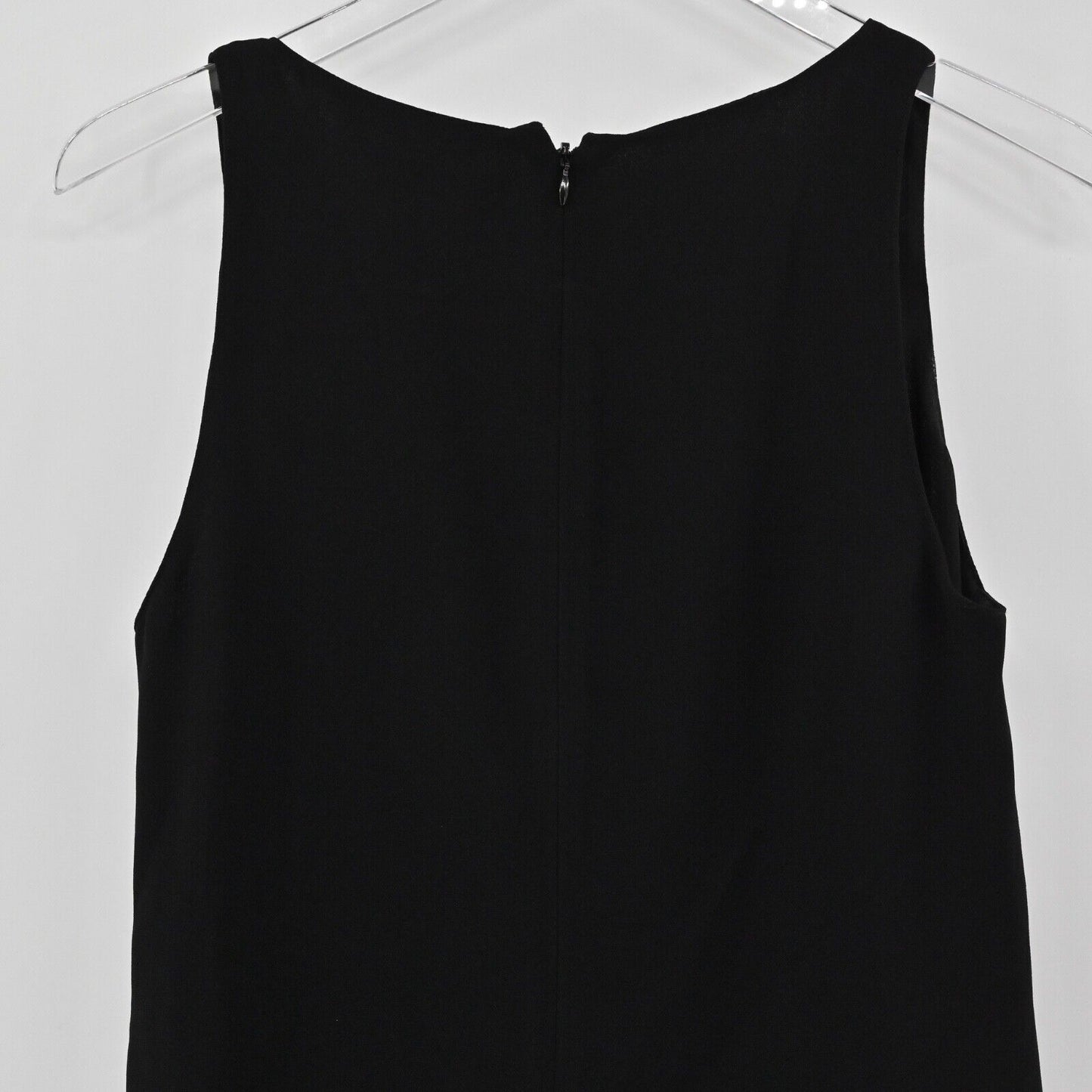 RAMY BROOK Dress Sz 2 Black Grommet Lace Up Drop Waist V Neck Shift Sleeveless