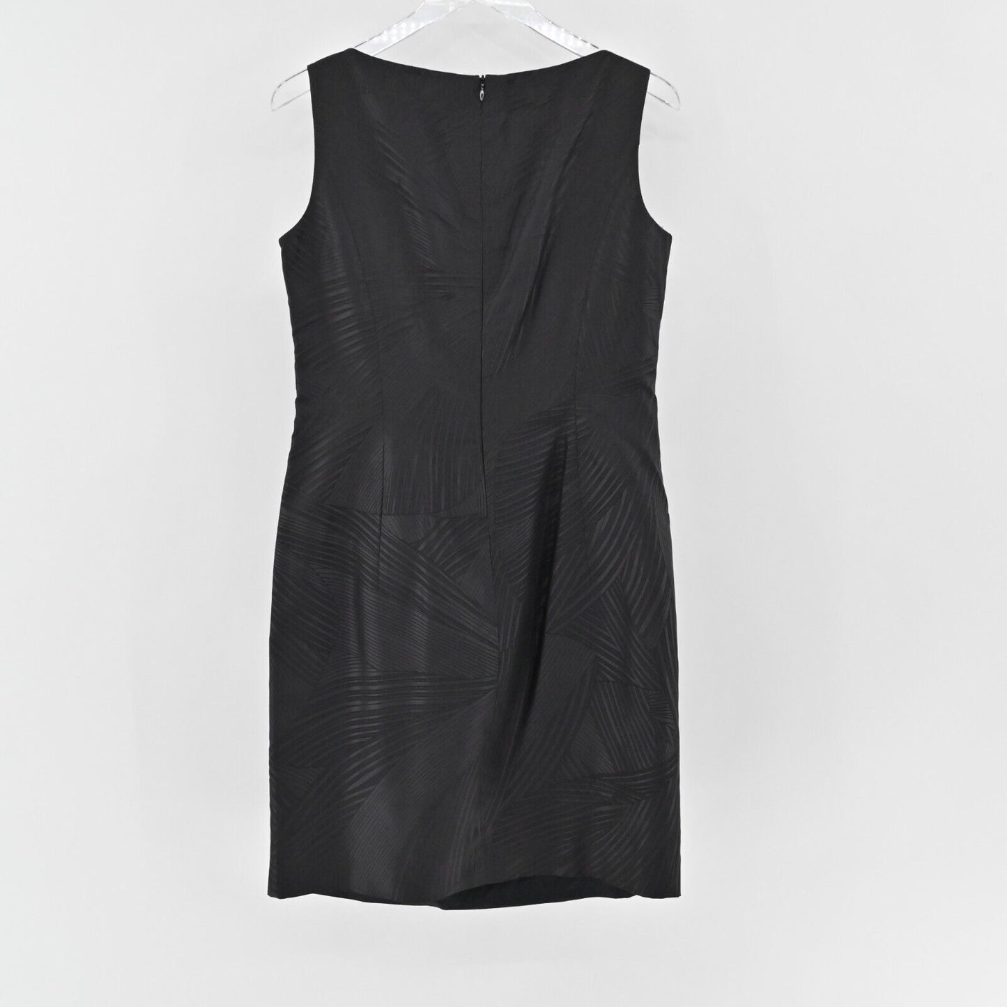 Vtg ESCADA Dress Size 42 US L Black Sheath Sleeveless 100% Quiet Luxury Capsule