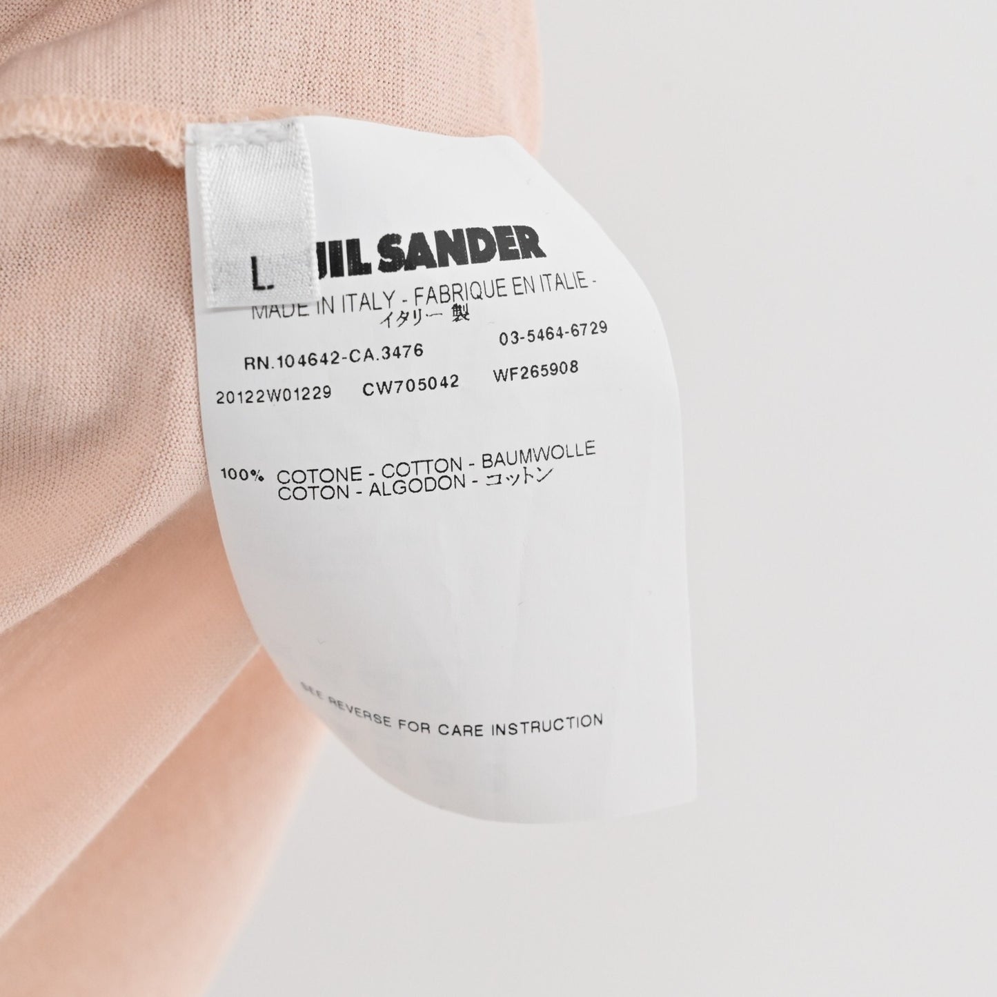 Vtg JIL SANDER Top Womens Size L Cotton Sleeveless Scoop Neck Tank Blush Pink