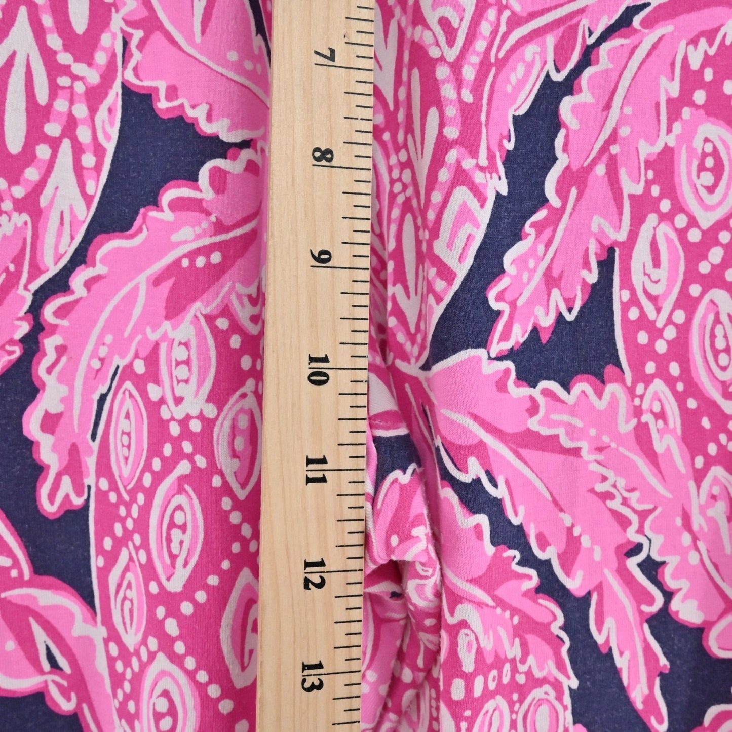 Lilly Pulitzer Womens Georgia May Pants Size XL Coco Safari Pink Navy Pineapple