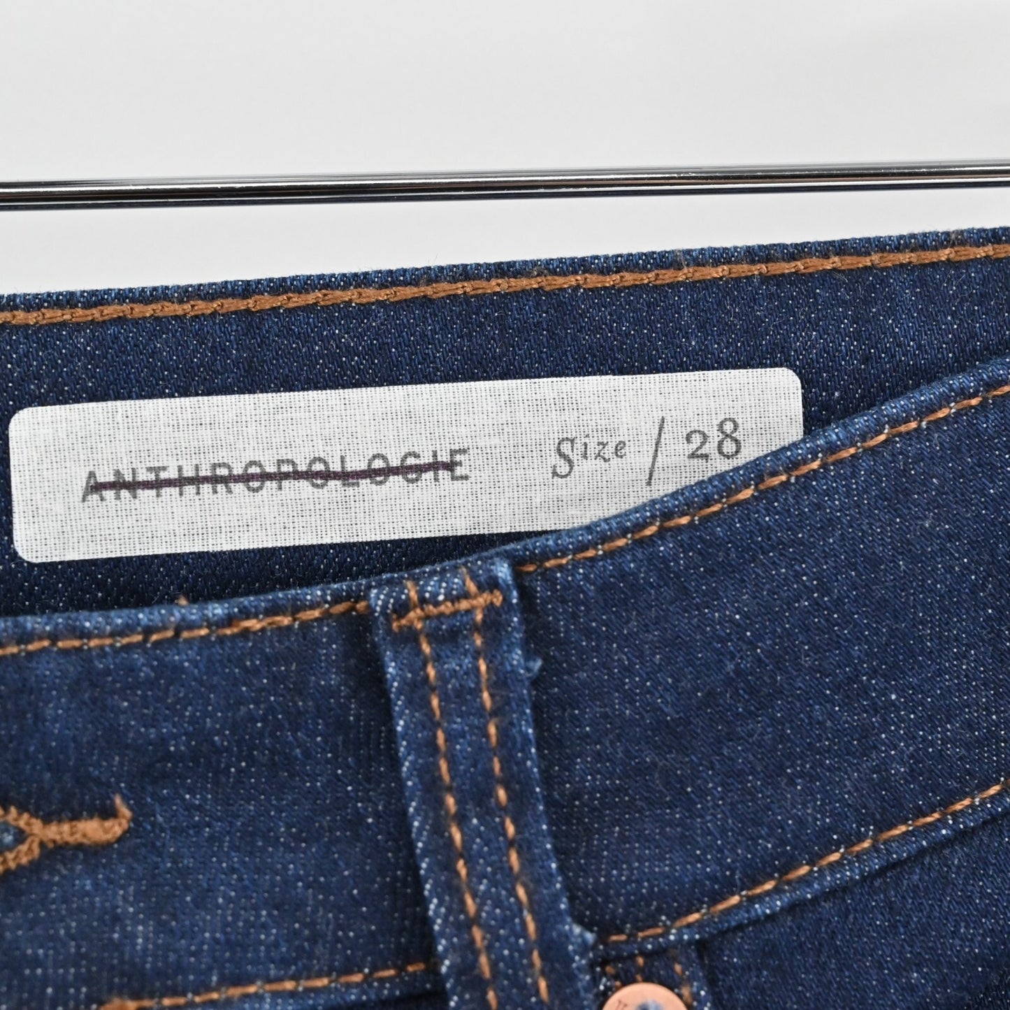 Anthropologie Jeans Womens Size 28 Pilcro Crop Denim Center Seam Boho Festival