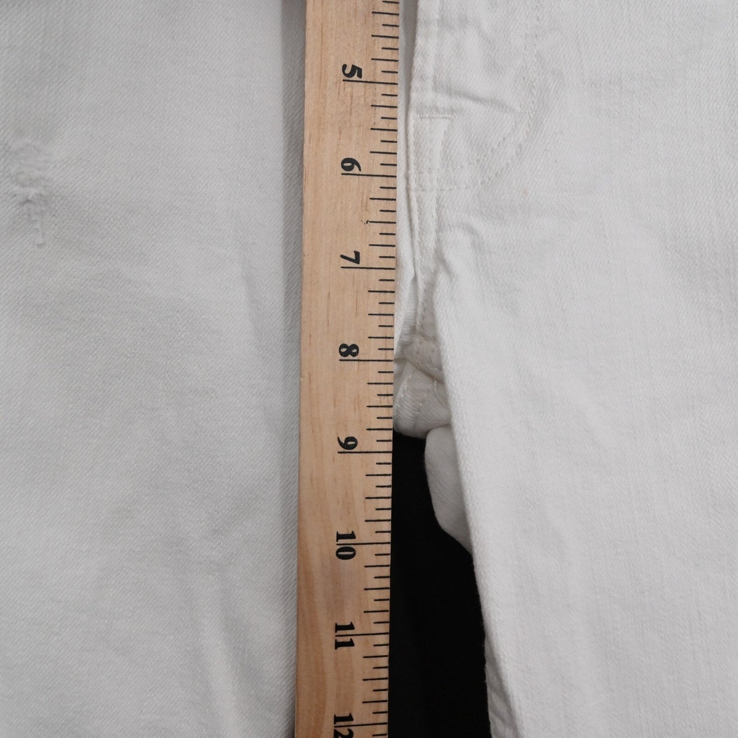 ALLSAINTS Womens White Jeans Size 27 Mast Ankle Destroyer Chalk White Denim