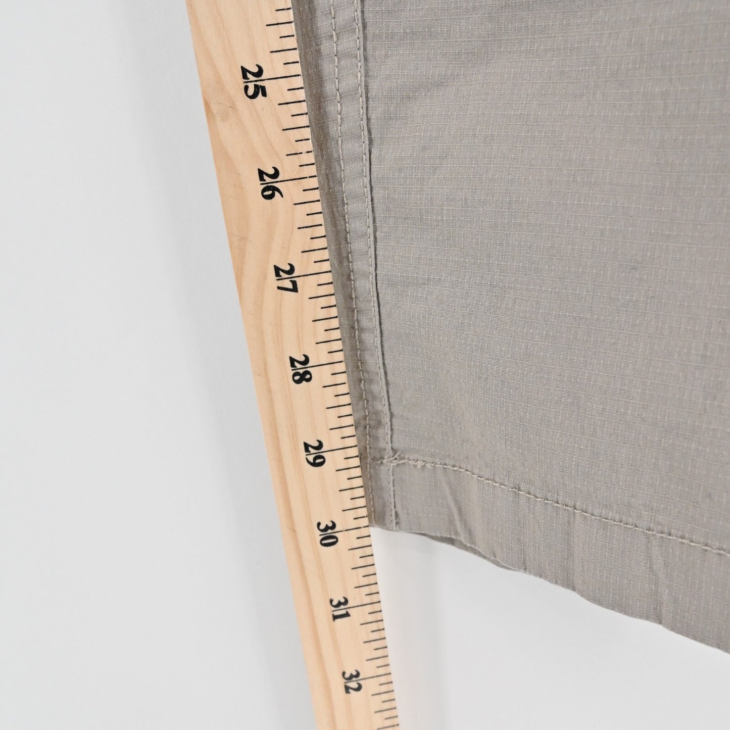 VUORI Mens Ripstop Pants Size S Climber Sesame Drawstring Zip Pocket Slim Fit