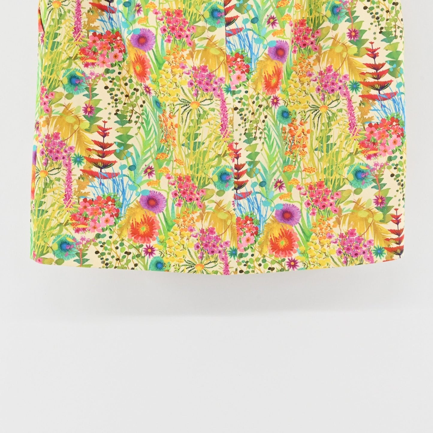 J CREW Skirt Size 00 Liberty Art Fabrics Postage Stamp Tresco Floral Multicolor