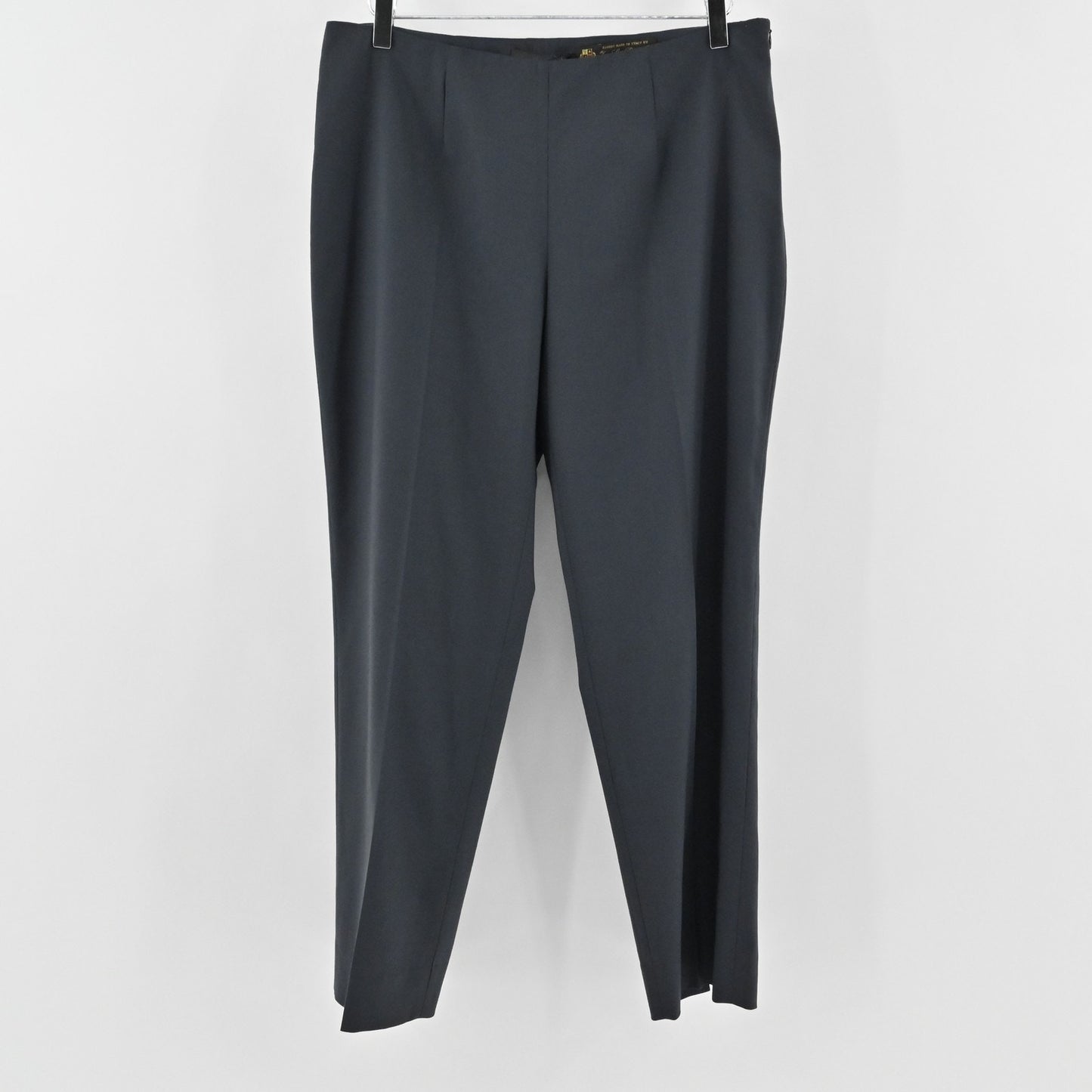 Les Copains Womens Wool Pants Size 48 Smoke Gray Loro Piana Italy Dress Trousers
