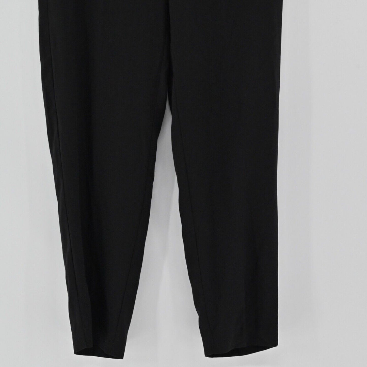 EILEEN FISHER Pants Womens Sz S Black High Rise Tapered Leg Dress Career Office