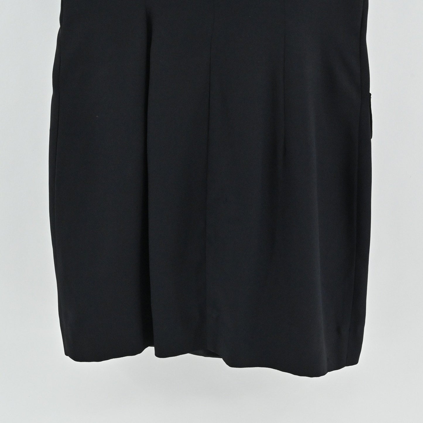 Vtg Y2k Rampage Satin Blazer Dress Size 5 Black Sleeveless Double Breasted USA