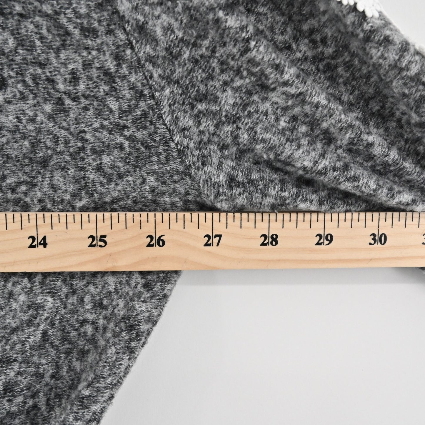 The Kooples Sport Womens Gray Fleece Set Size S/M Embroidered Lace Super Soft