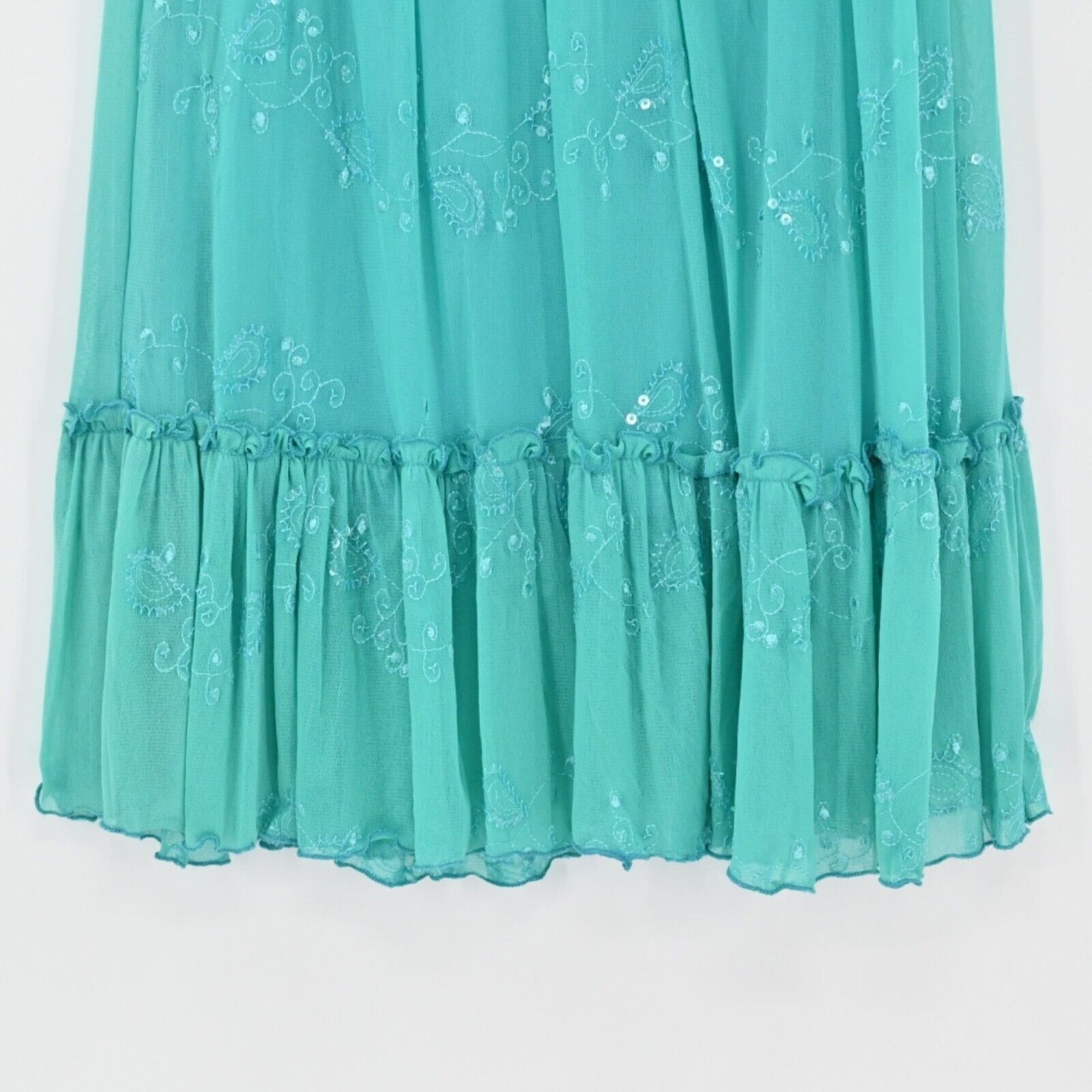 Vintage WHIZ Teal Midi Skirt Size S
