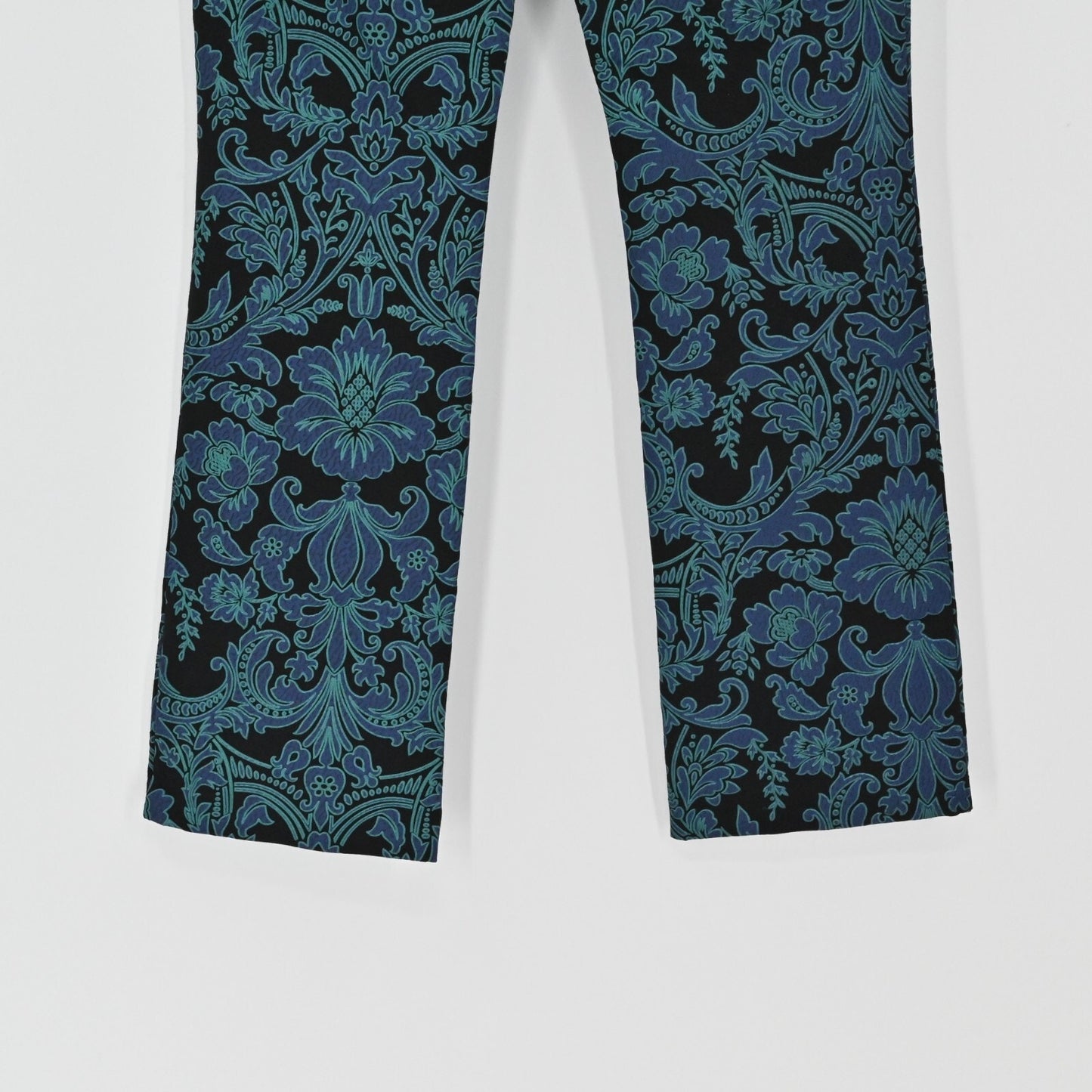 SOFT SURROUNDINGS Womens Paisley Pants Sz PXS Floral Straight Leg Ponte Stretch