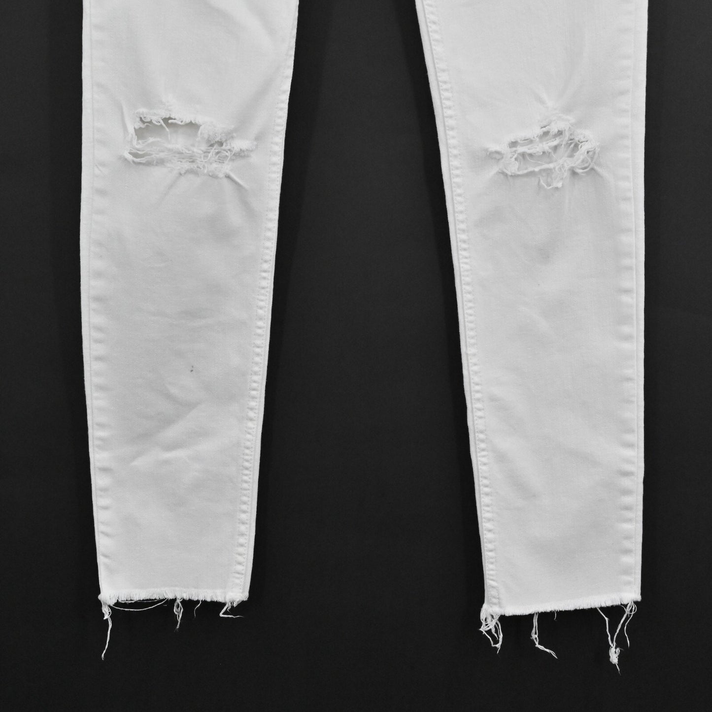 ALLSAINTS Womens White Jeans Size 27 Mast Ankle Destroyer Chalk White Denim