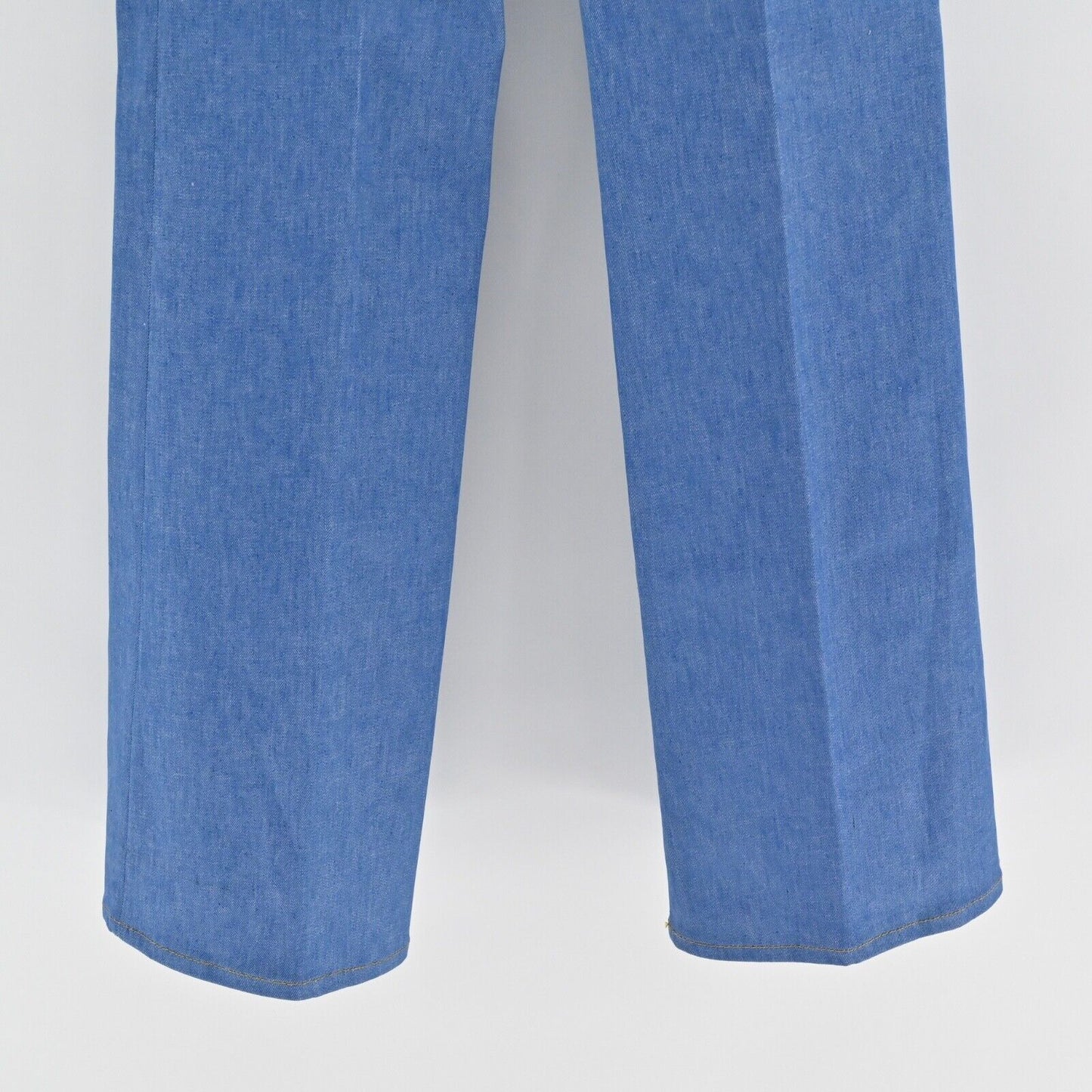 DEREK LAM Jeans Womens Sz 10 Wide Leg Sailor Button High Rise Flare Retro $795
