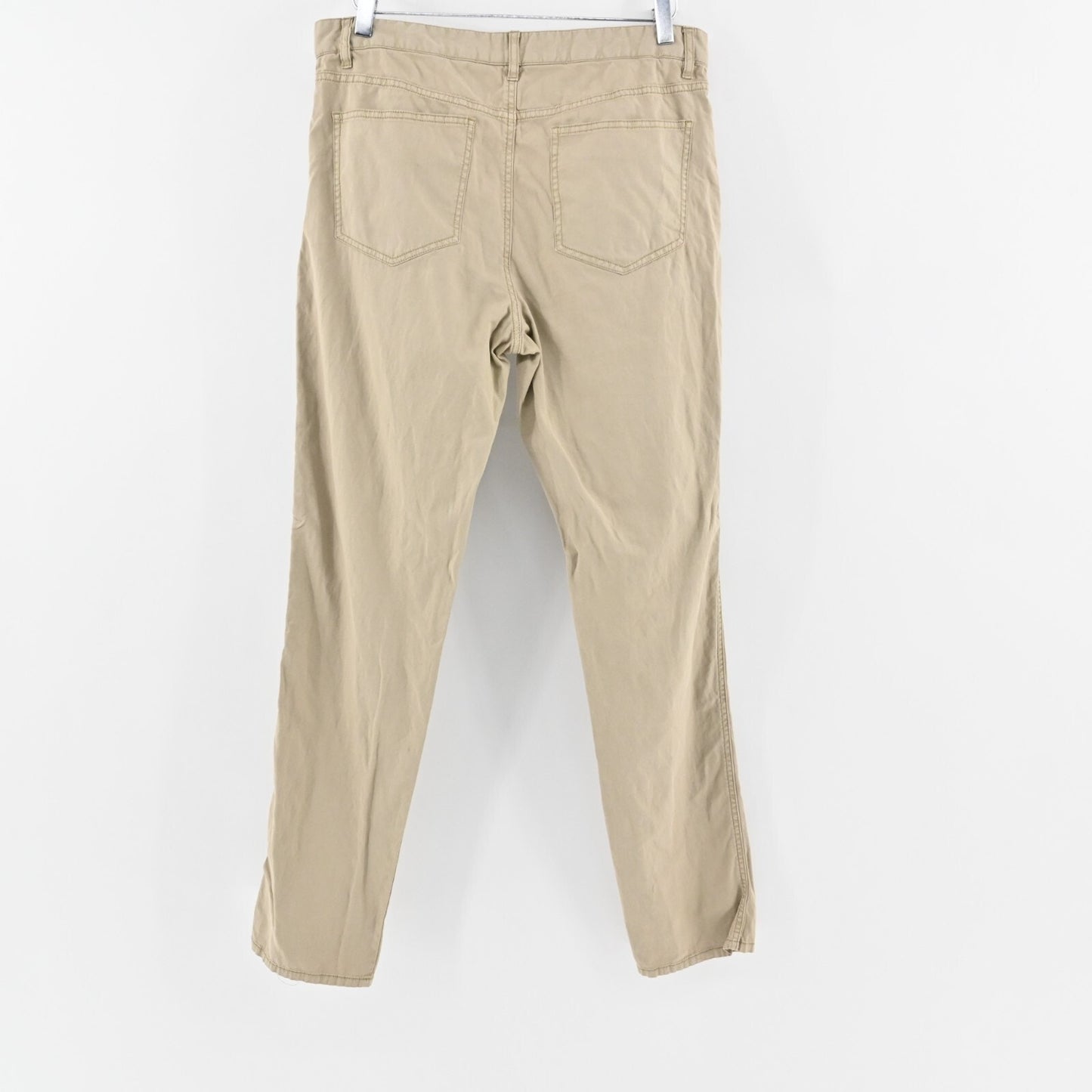 FAHERTY Mens Khaki Pants Size 34 Gorpcore Chino Slim Straight Leg Linen Casual