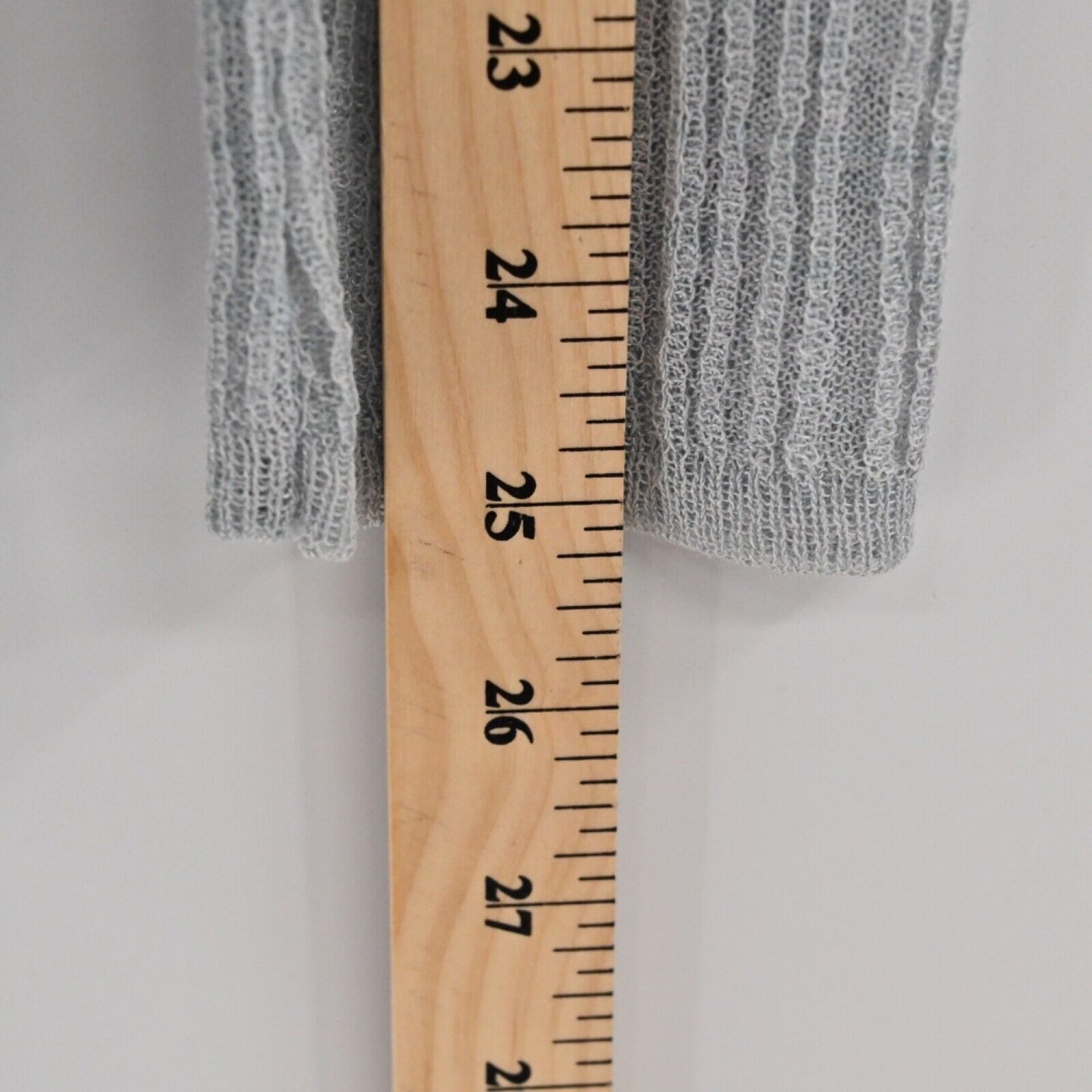 Vtg GISPA Top Womens Sz M Gray Ribbed Knit Pocket Button Up Italy Retro 00s Y2K