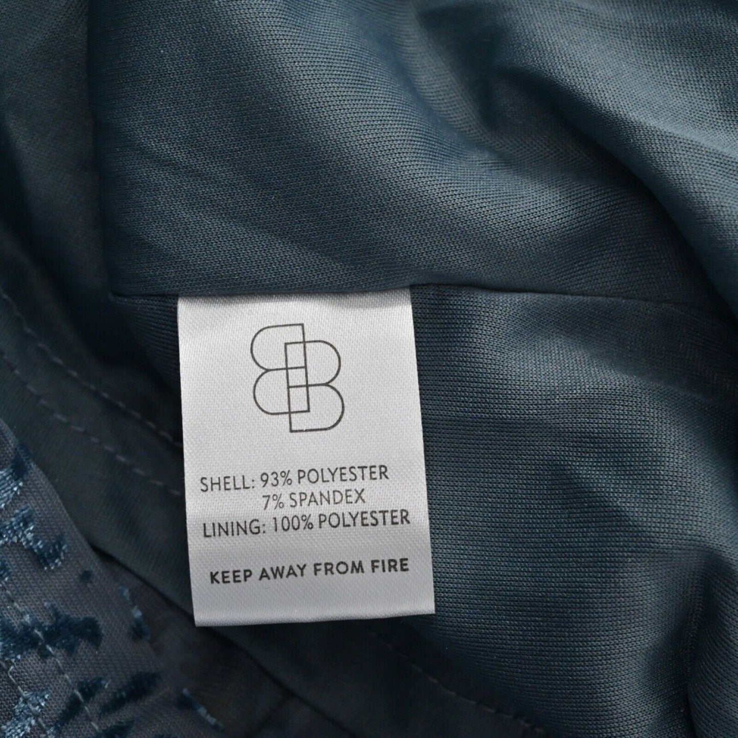BALTIC BORN Dress Womens Sz 1XL Leslie Maxi Blue Embossed Velvet Puff Sleeve NEW