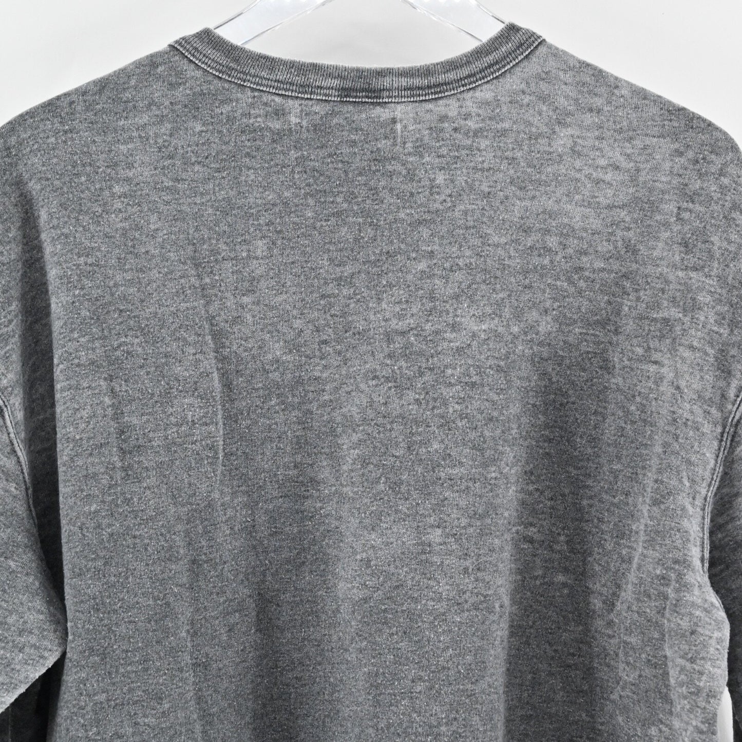 REFORMATION Womens Give Me Space Graphic Sweatshirt Sz L Gray Burnout Grunge USA