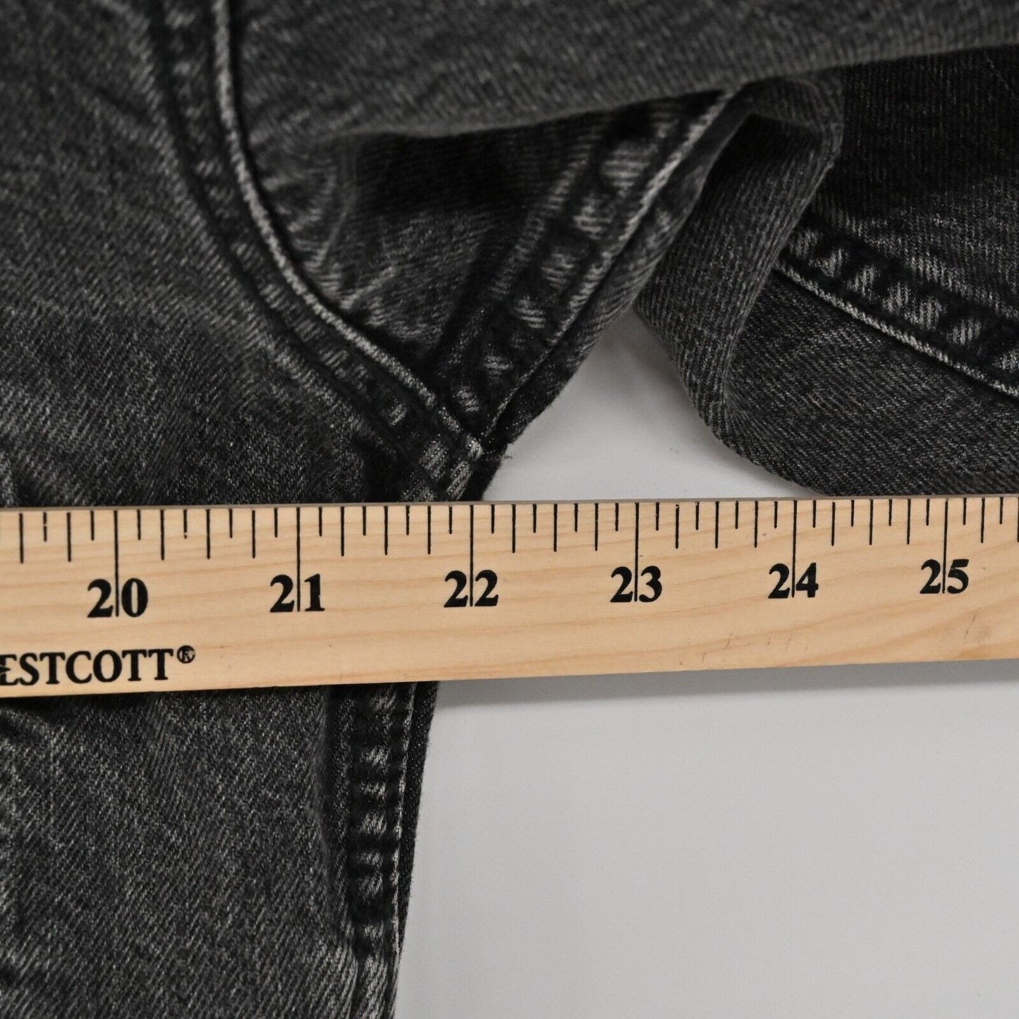 AMERICAN EAGLE Jacket Womens Size Small Black Wash Long Sleeve Cropped Denim