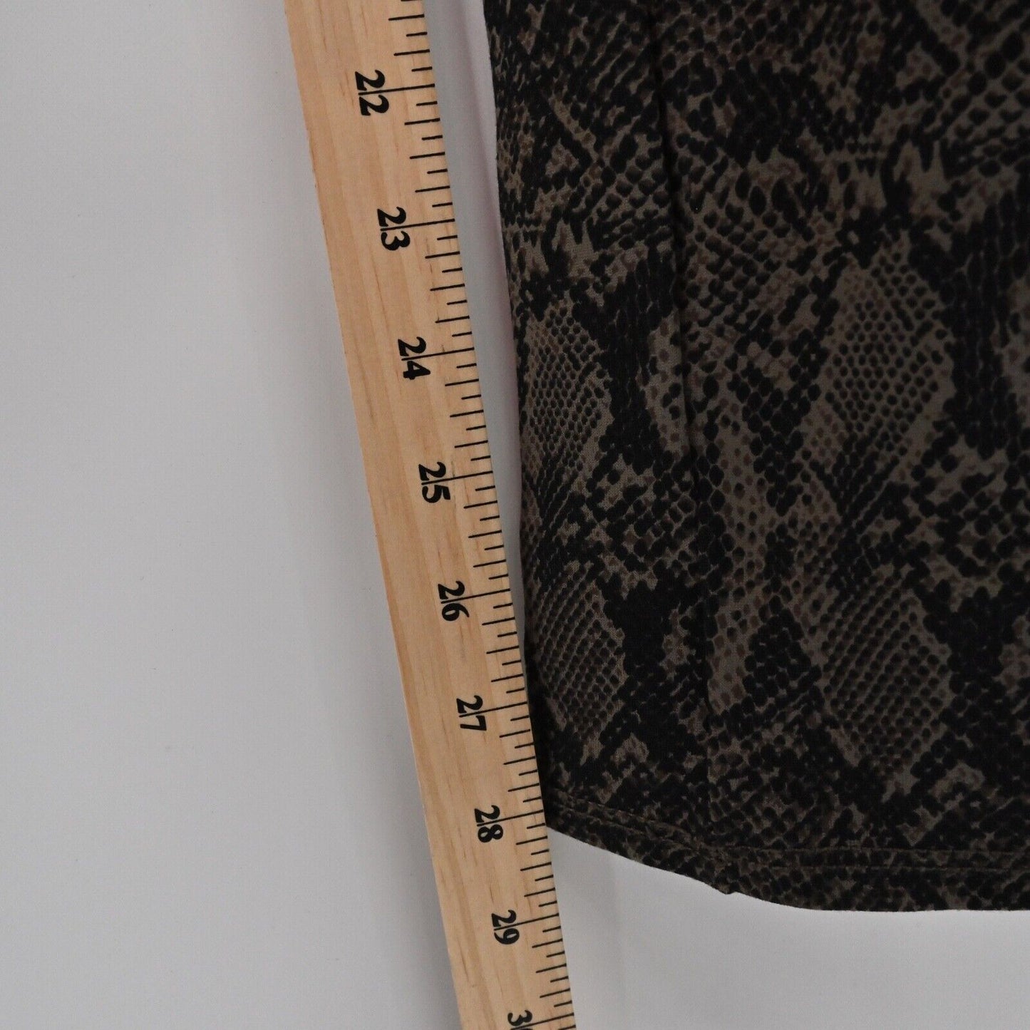 JOIE Pants Womens Sz S Brown Snakeskin Print Elastic Waist Skinny Legging Grunge