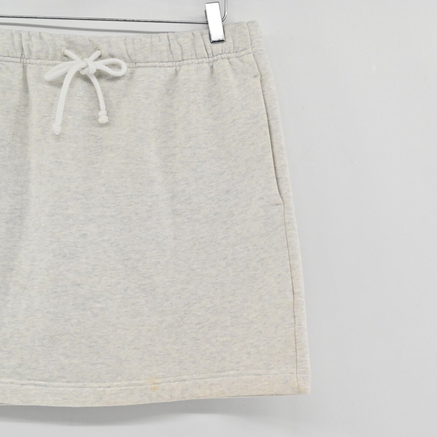 ARITZIA Skirt Womens Size L Wilfred Free SweatFleece Mini Drawstring Fleece Gray