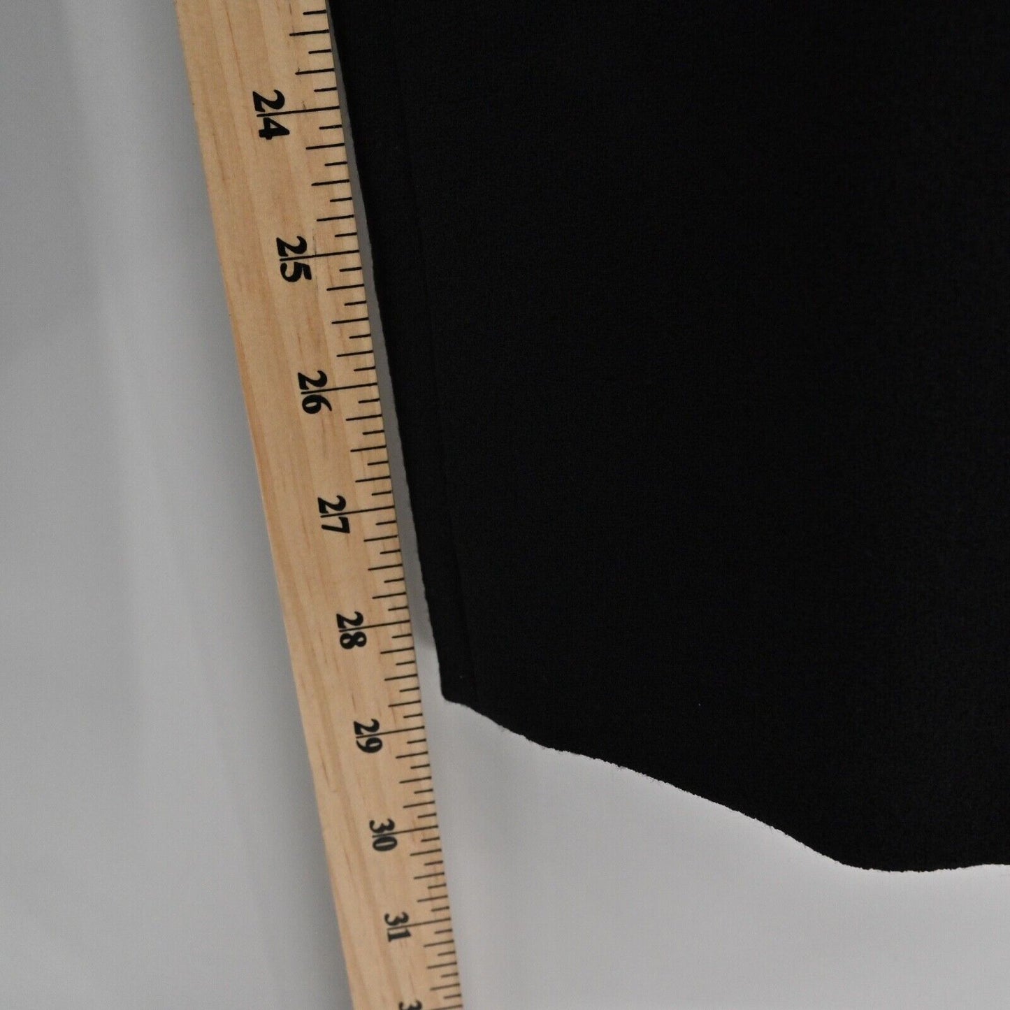 ESCADA Pants Womens Sz 42 Black Wool Beaded Silk Patchwork High Rise Tapered Leg