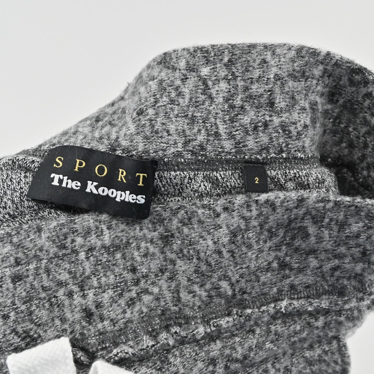 The Kooples Sport Womens Gray Fleece Set Size S/M Embroidered Lace Super Soft