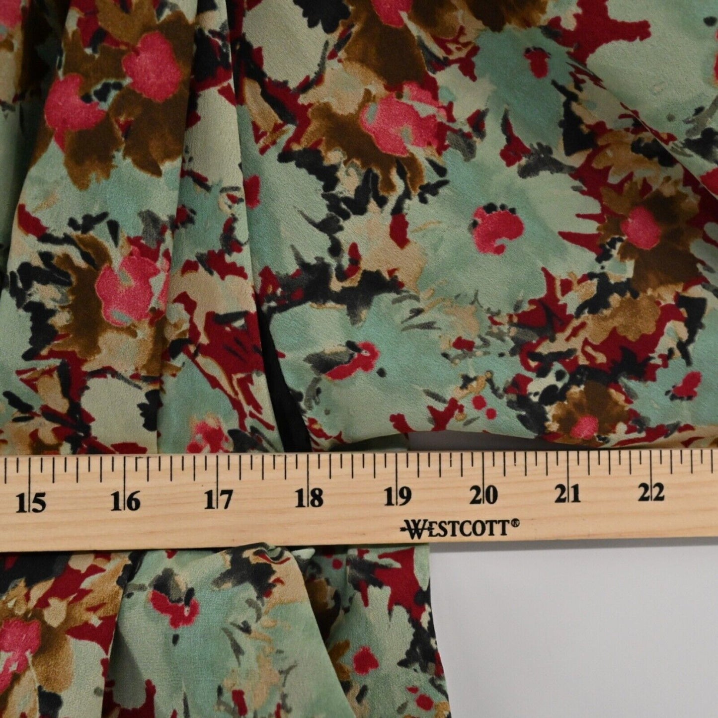 ZARA Dress Womens Size XS Floral 3/4 Sleeve Structured Blouson Mini Retro Twee