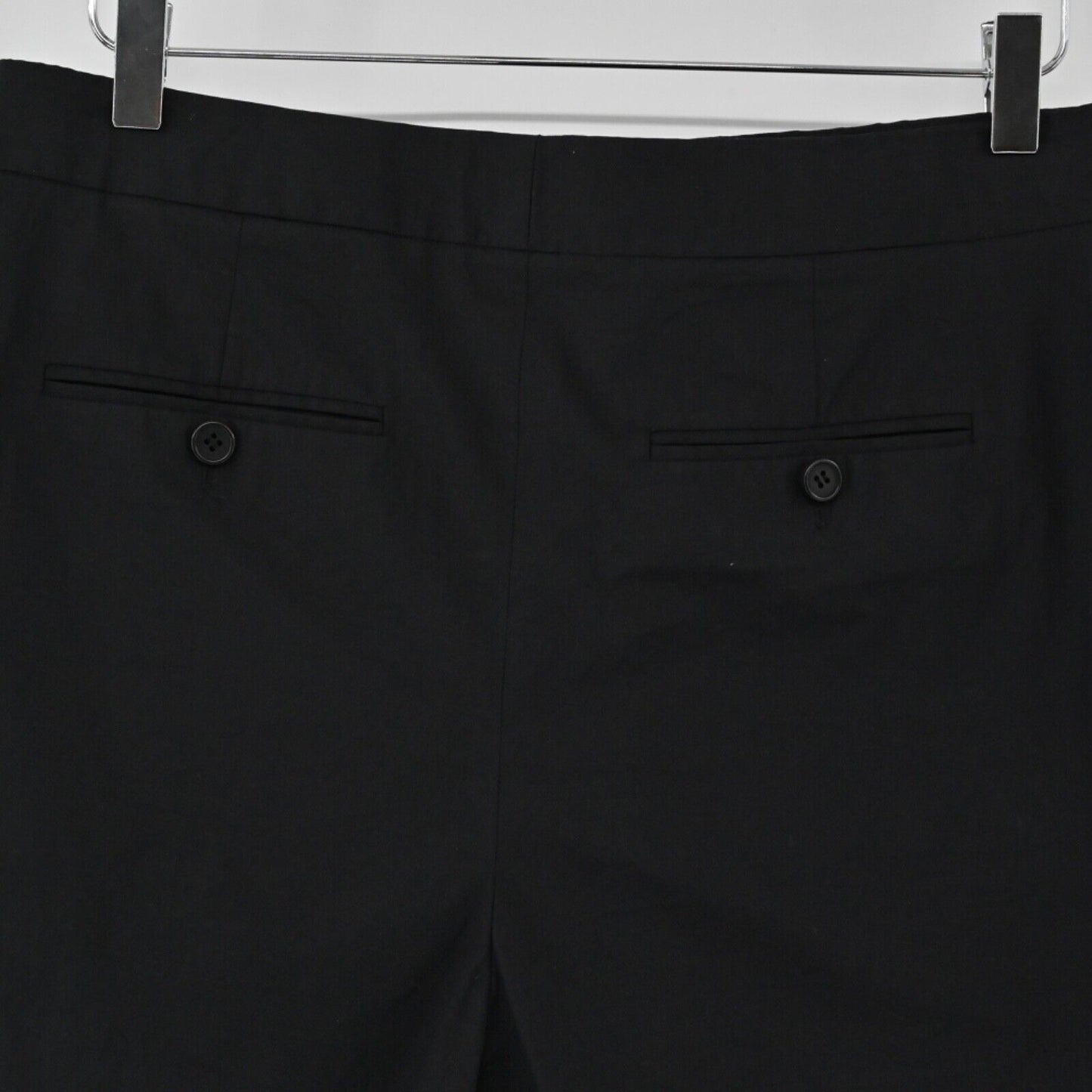 THEORY Skort Womens Sz 8 Black Cotton Blend Stretch High Rise Rileena Mini Wrap