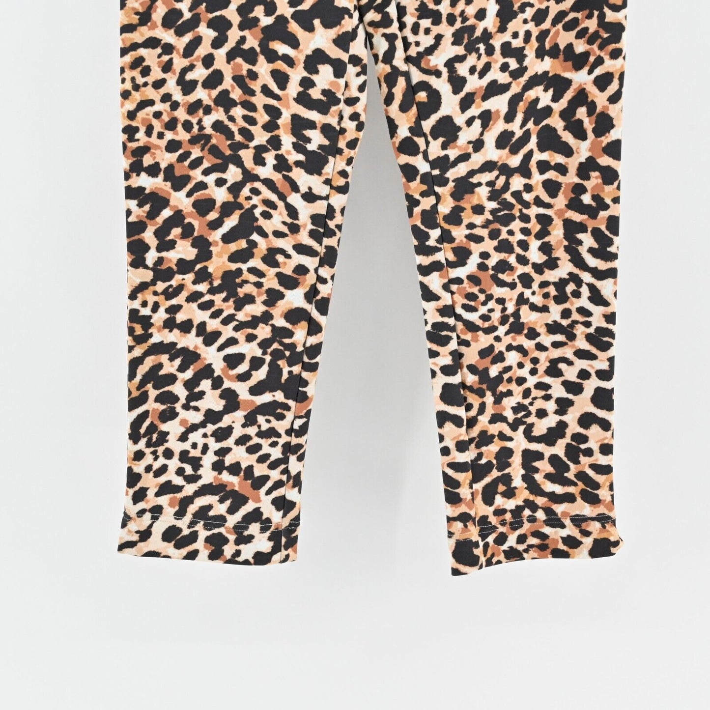 BOSTON PROPER Pants Womens Size XS Leopard Print Pull On Stretch Crop Skinny