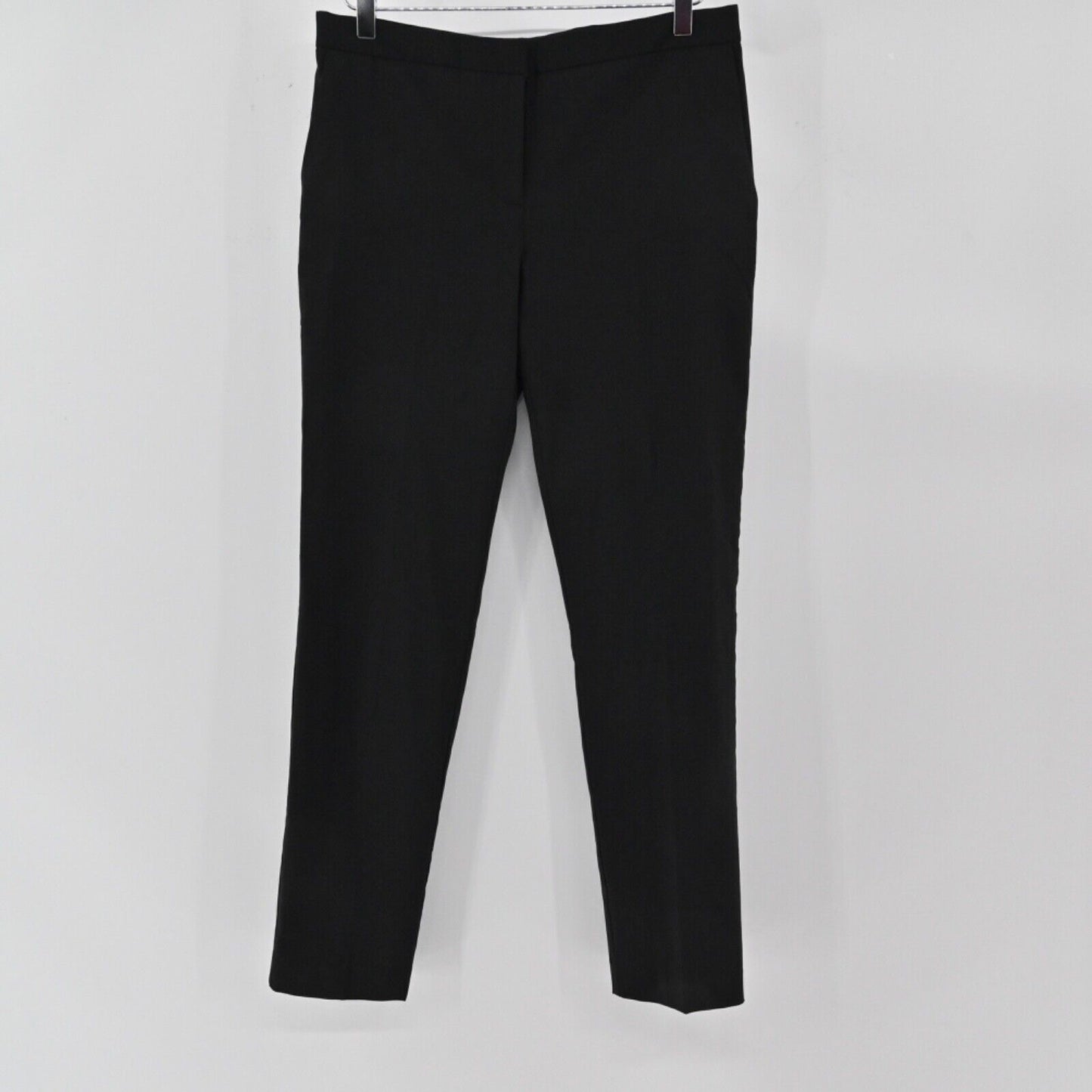MARIO SERRANI Pants Womens Size 6 Black Slim Tapered Leg Stretch Career Italy