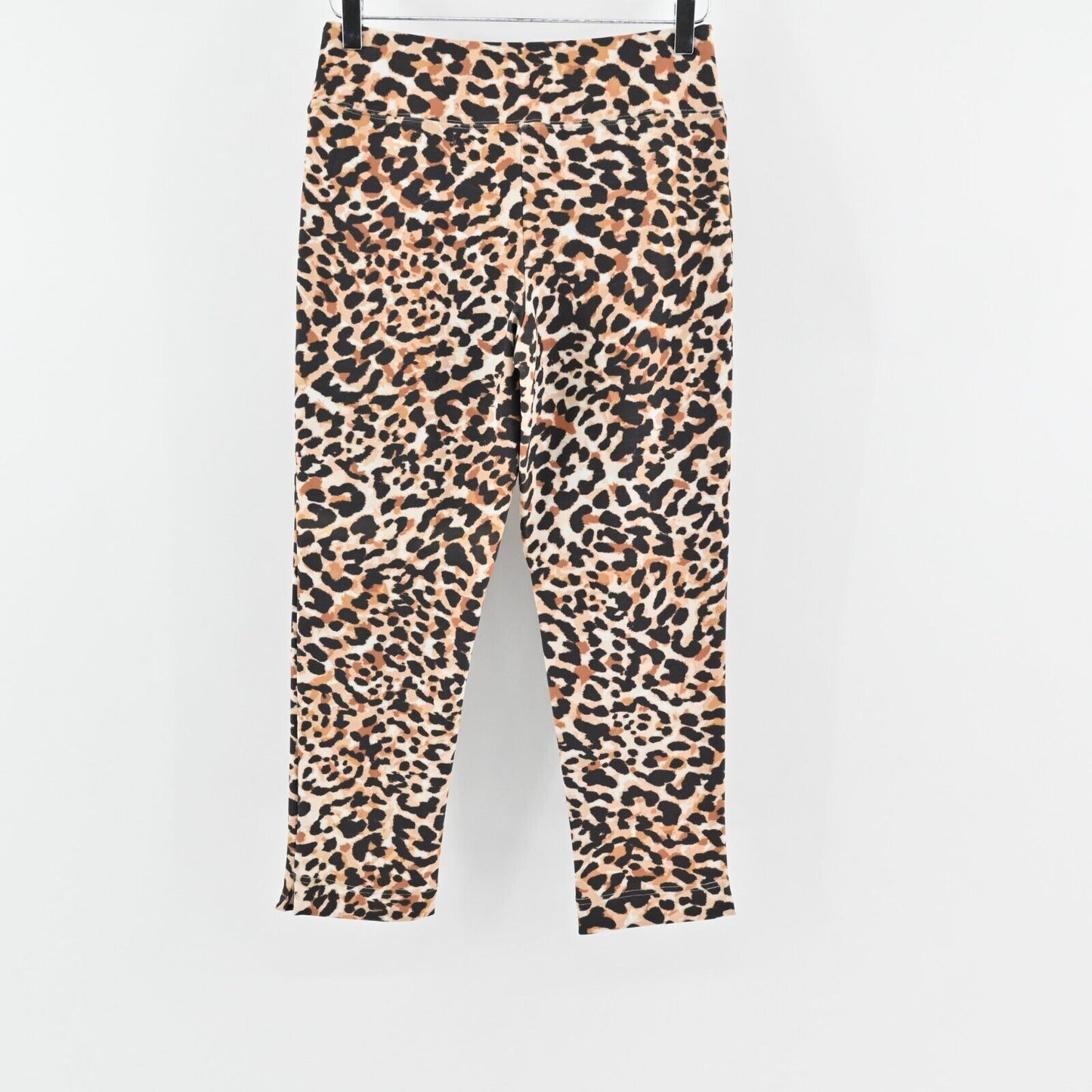 BOSTON PROPER Pants Womens Size XS Leopard Print Pull On Stretch Crop Skinny