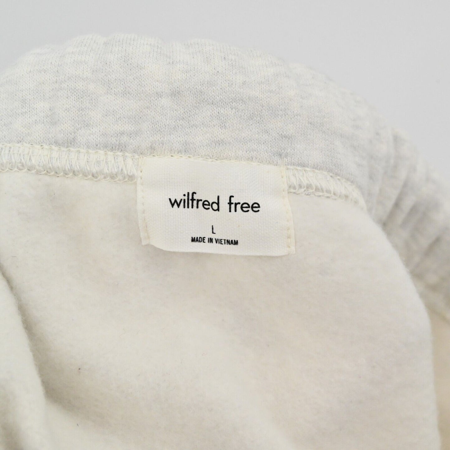 ARITZIA Skirt Womens Size L Wilfred Free SweatFleece Mini Drawstring Fleece Gray