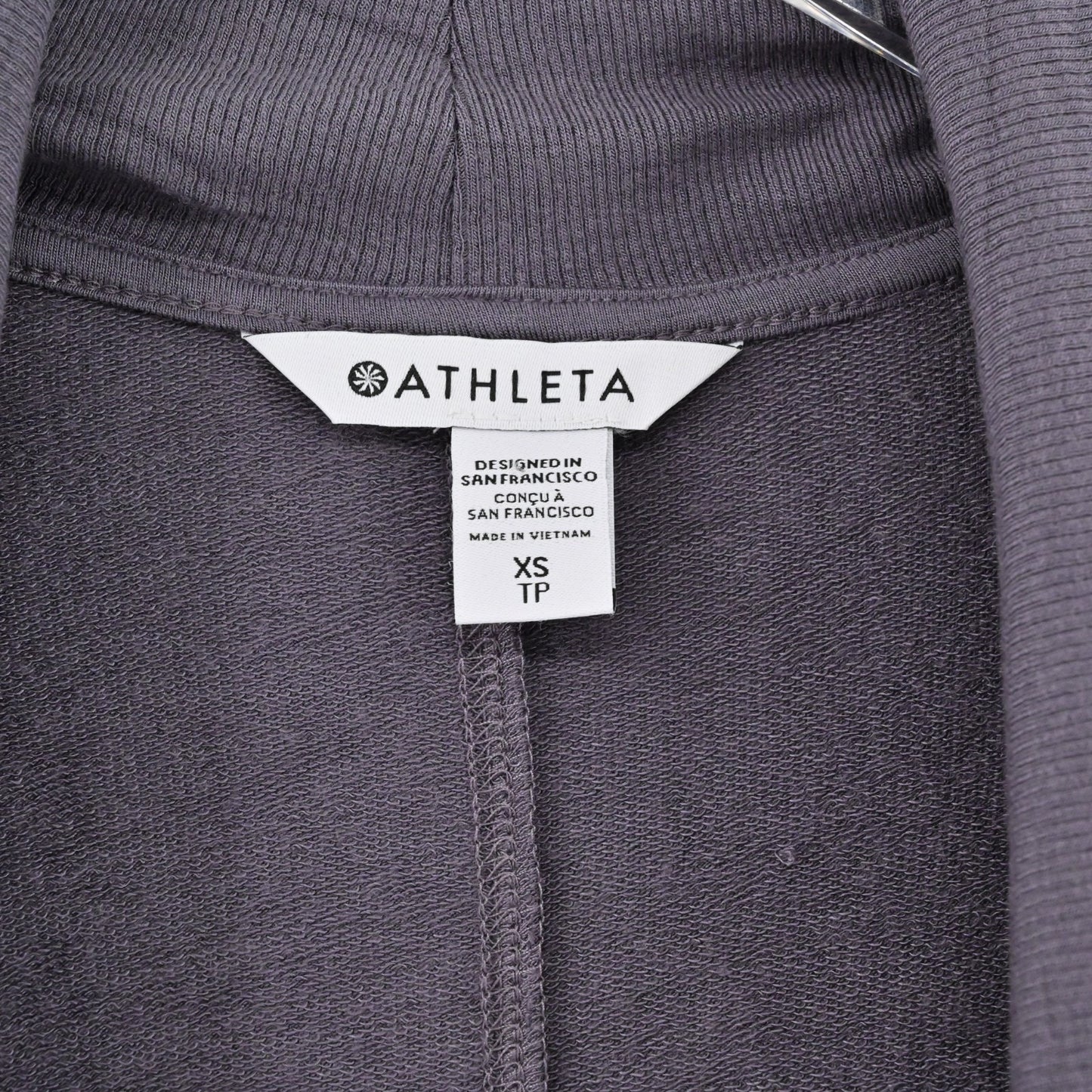 Athleta Womens Pranayama Restore Wrap Cardigan Size XS Dusk Violet Cozy Soft