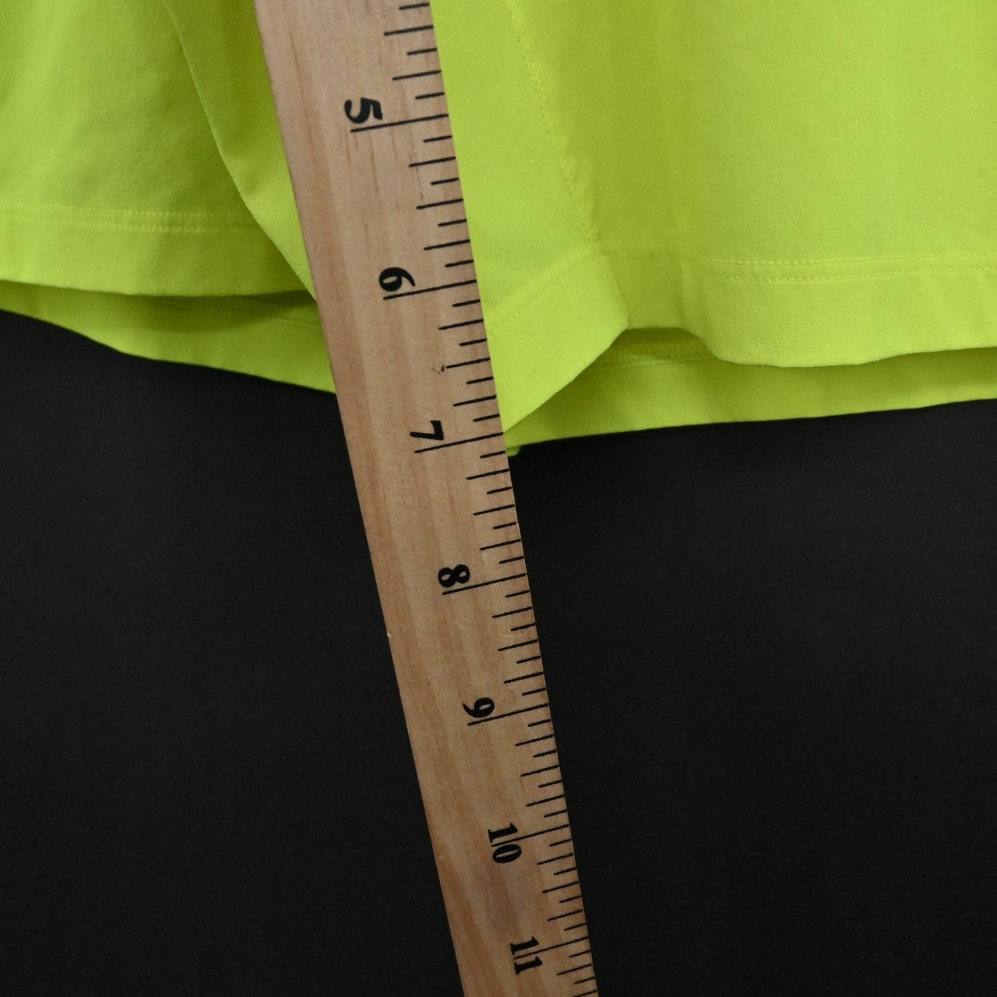 LULULEMON Athletic Shorts Mens Size S Pace Breaker 7" Neon Yellow Gym Workout