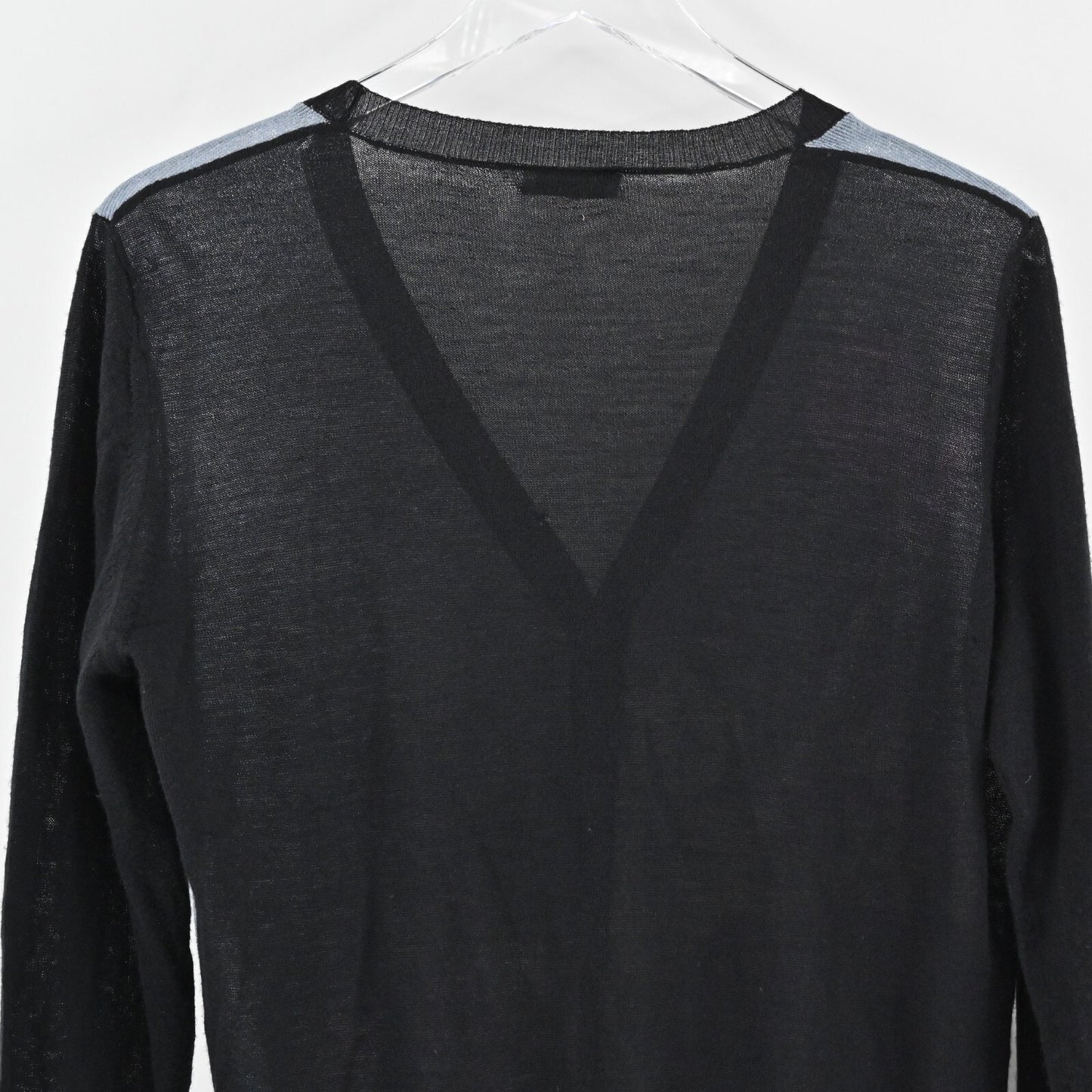 DRIES VAN NOTEN Sweater Womens Size S Floral Knit Cardigan Silk Wool Linen Blend