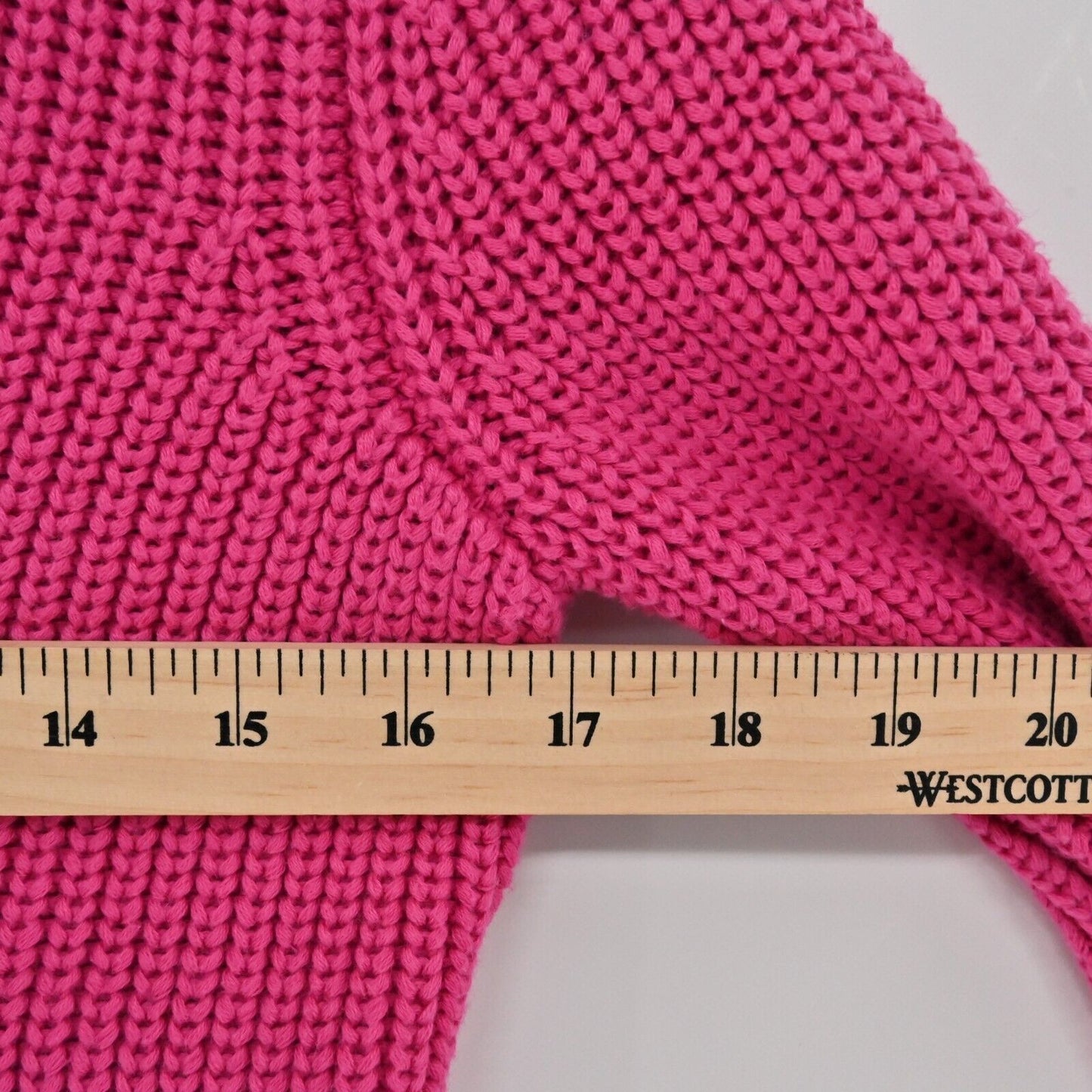 LRL Cardigan Sweater Womens Sz PXS Hot Pink Knit Long Sleeve Cotton Shawl Collar