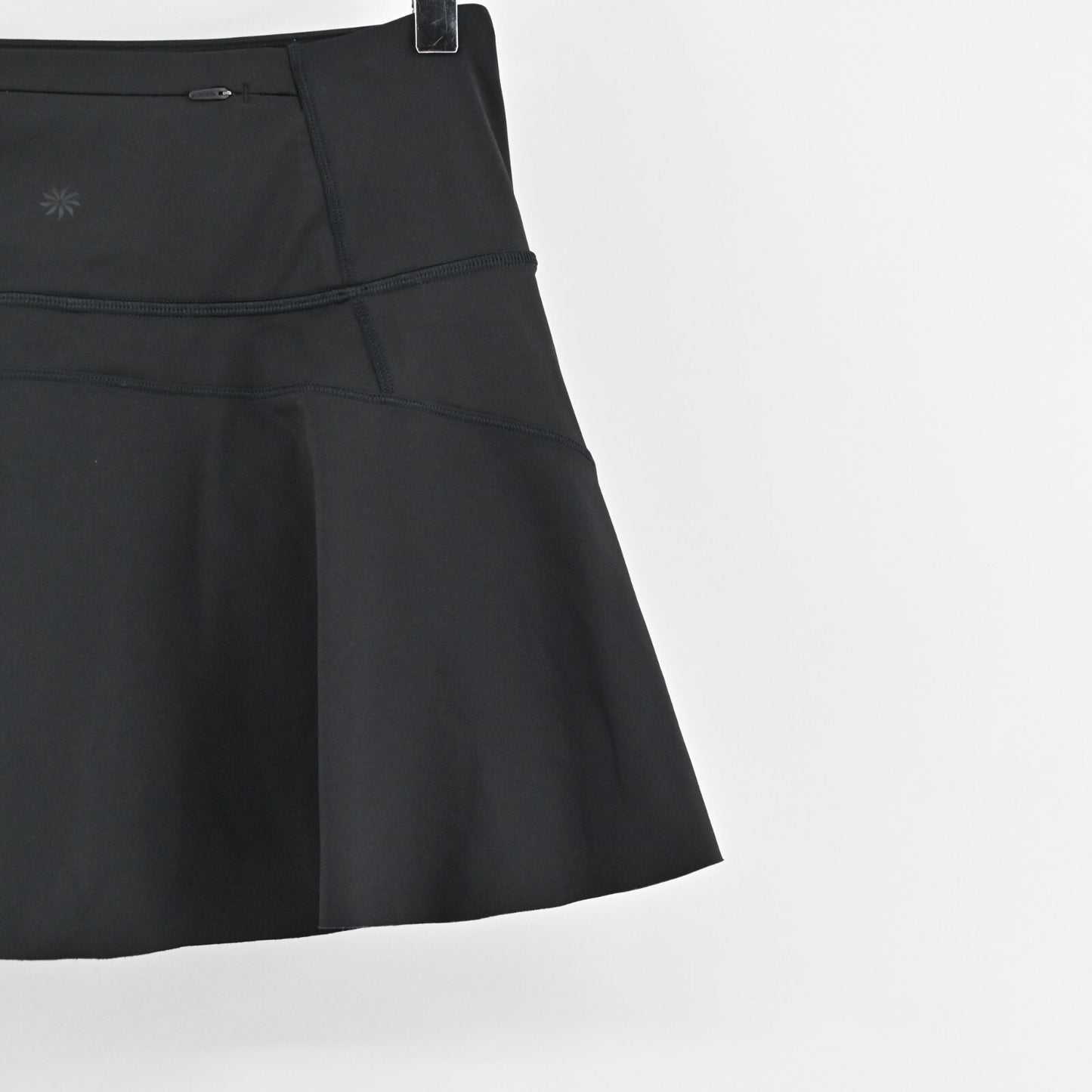 ATHLETA Skort Size XS Ace 13.5 in Black Tennis Skirt Pickleball Athletic Stretch