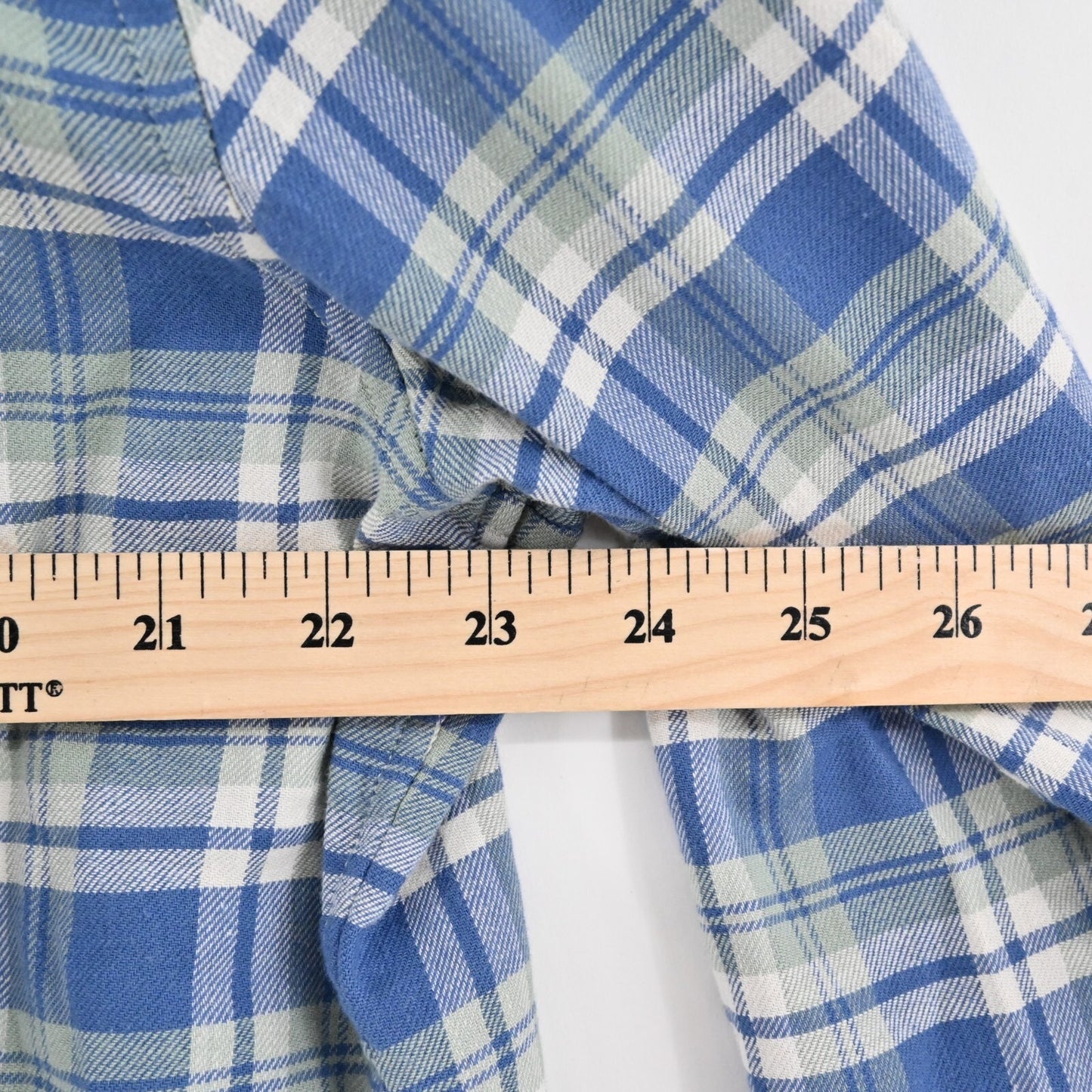 VINEYARD VINES Mens Plaid Shirt Size M Slim Longshore Blue Green Button Casual